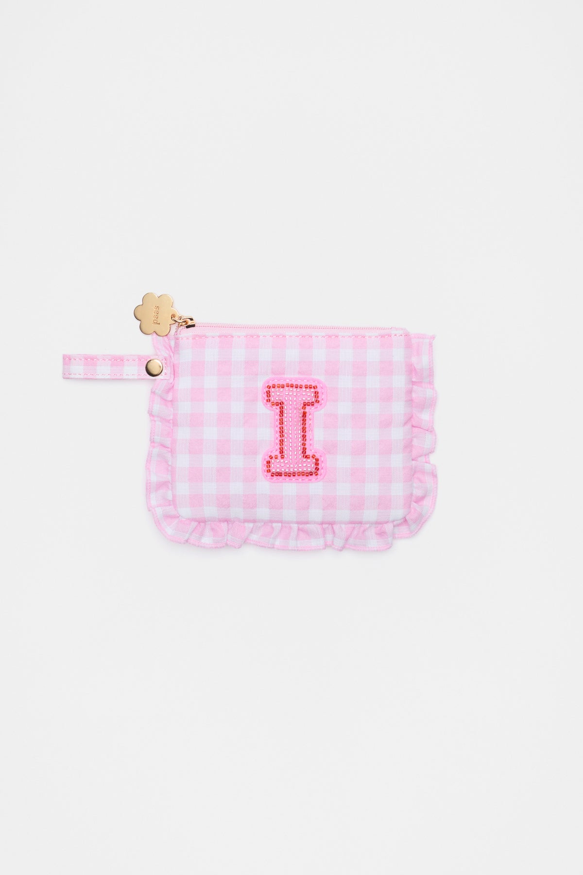 Beaded Initial Purse