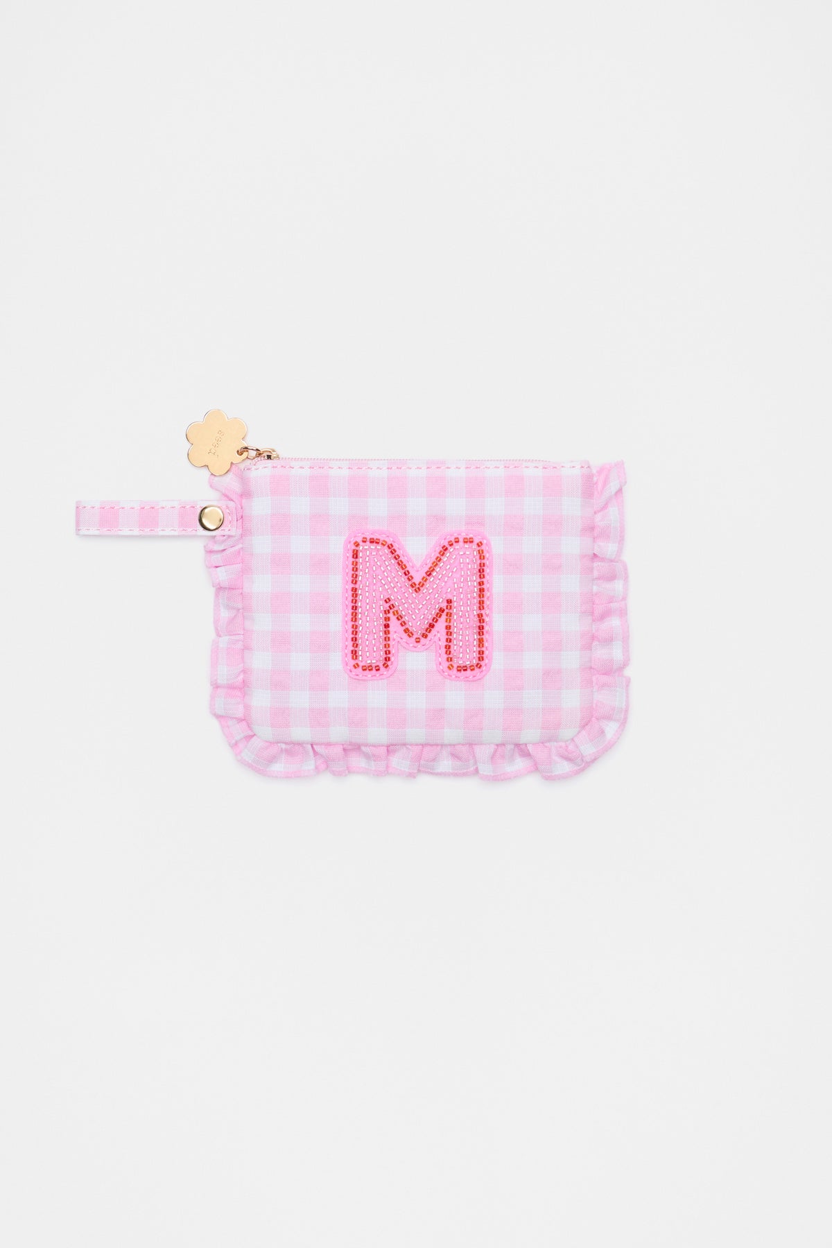 Beaded Initial Purse