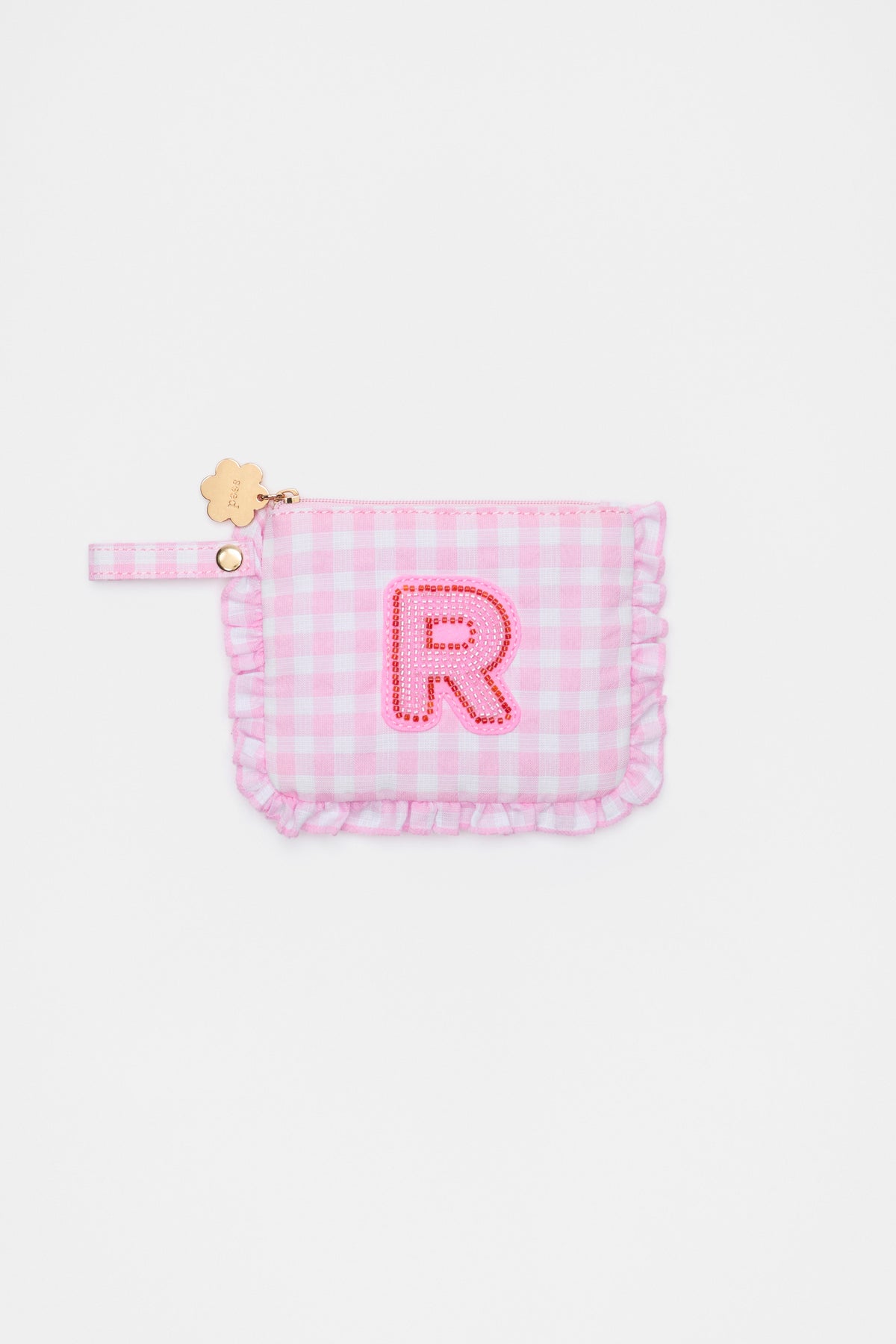 Beaded Initial Purse