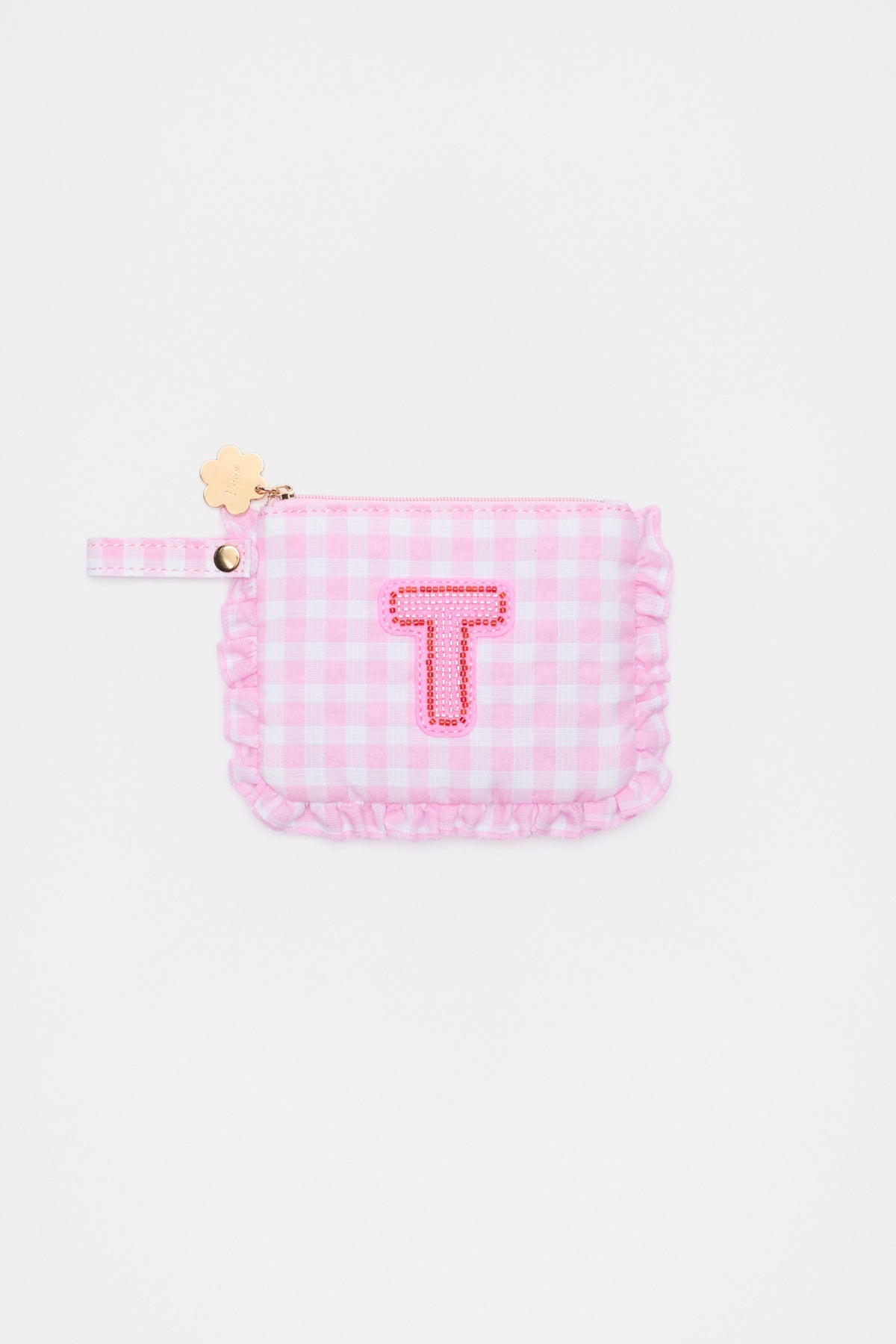 Beaded Initial Purse