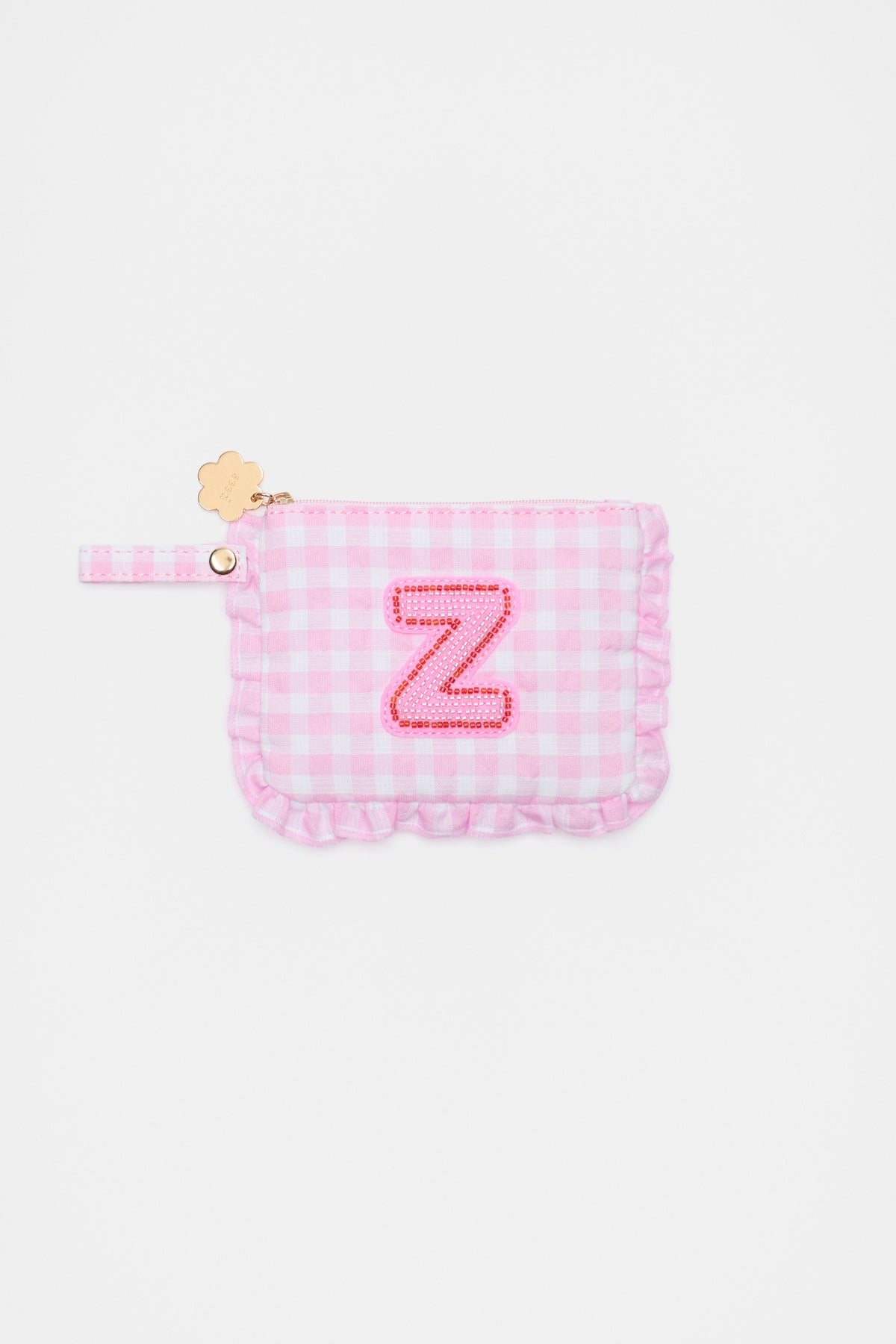 Beaded Initial Purse