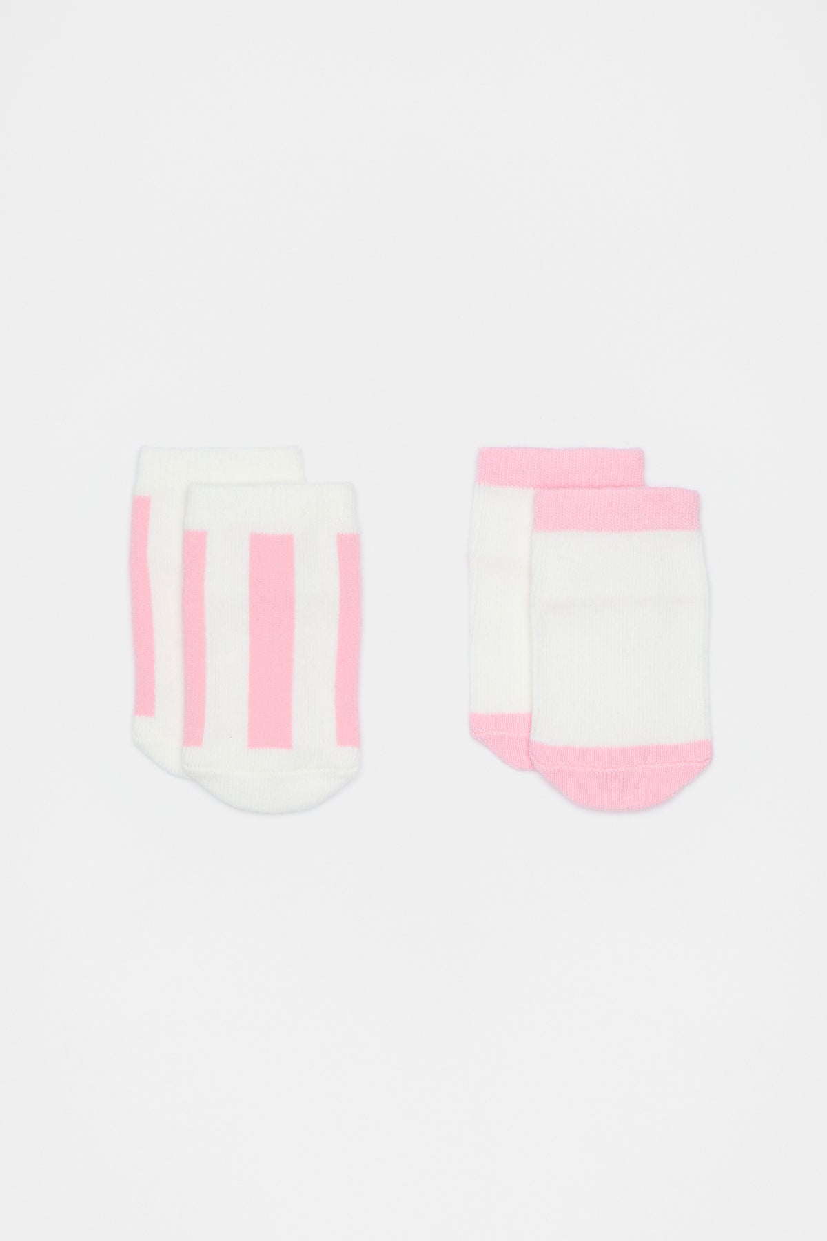 Stripe Colourblock Sock 2 Pack