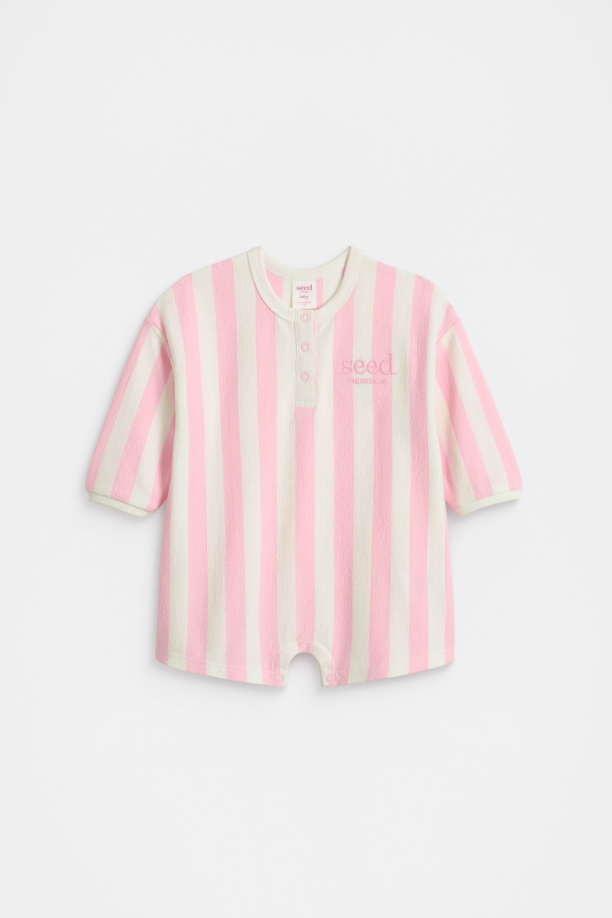 Stripe Logo Oversized Jumpsuit