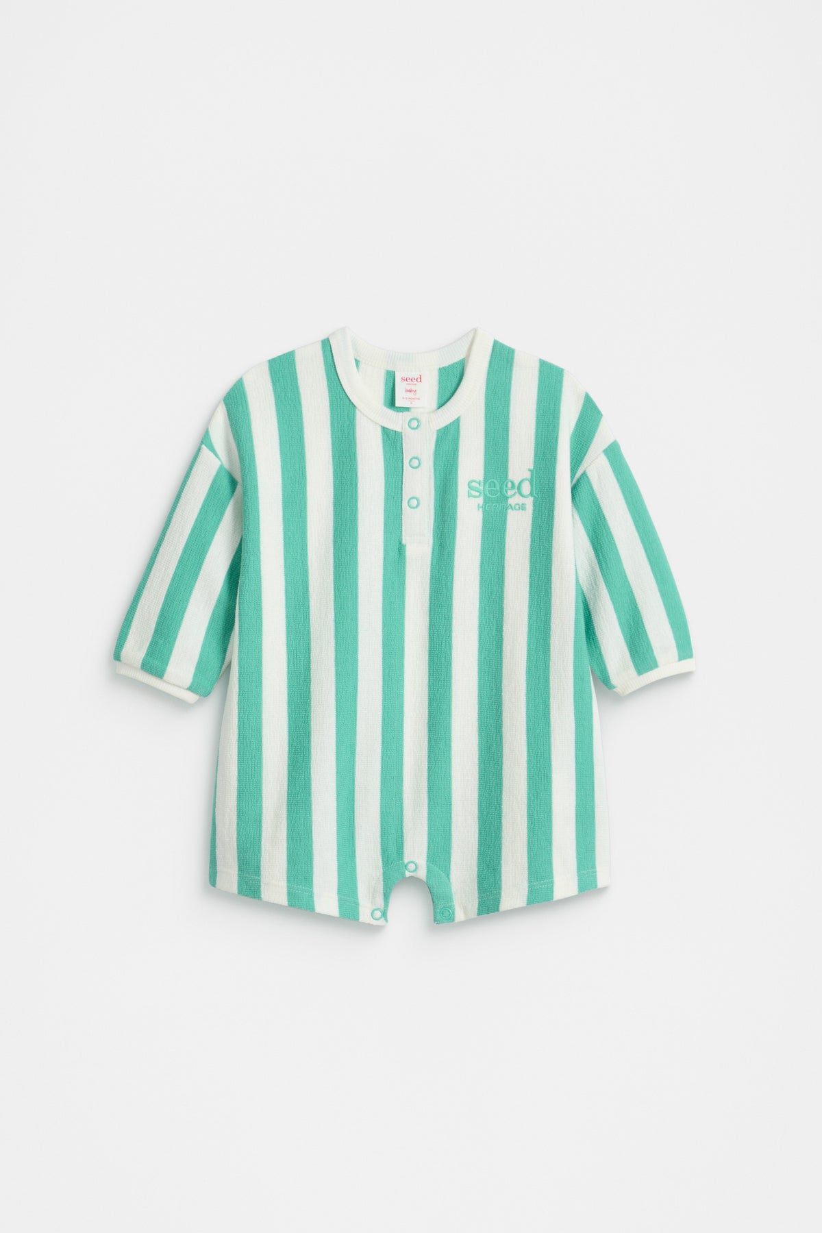 Stripe Logo Oversized Jumpsuit