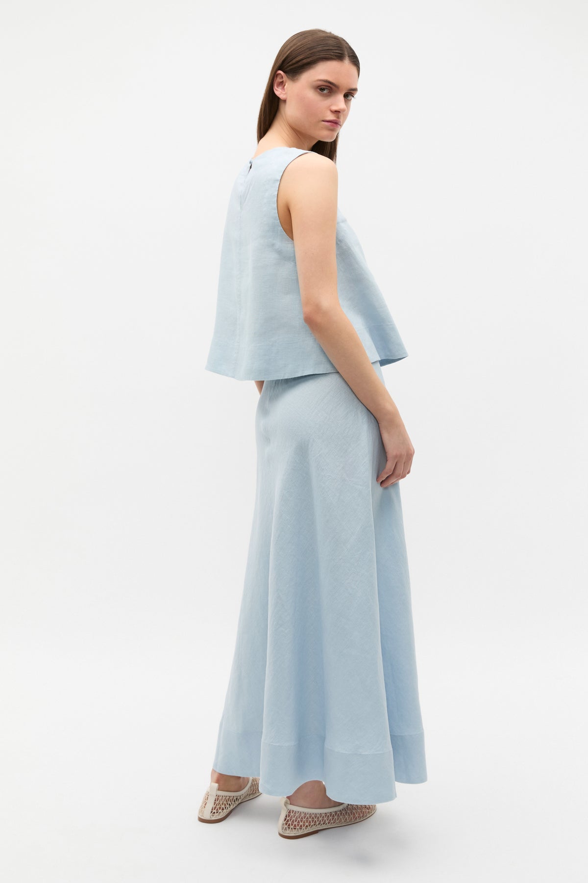 Core Linen Shell Top