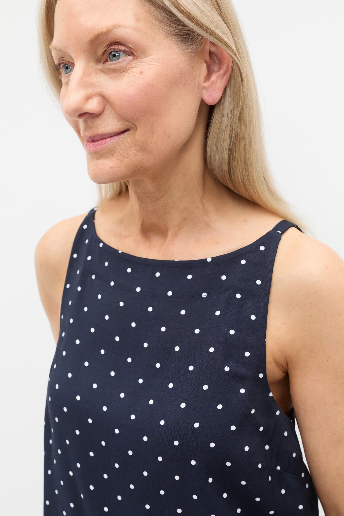 Spot Print Shell Top