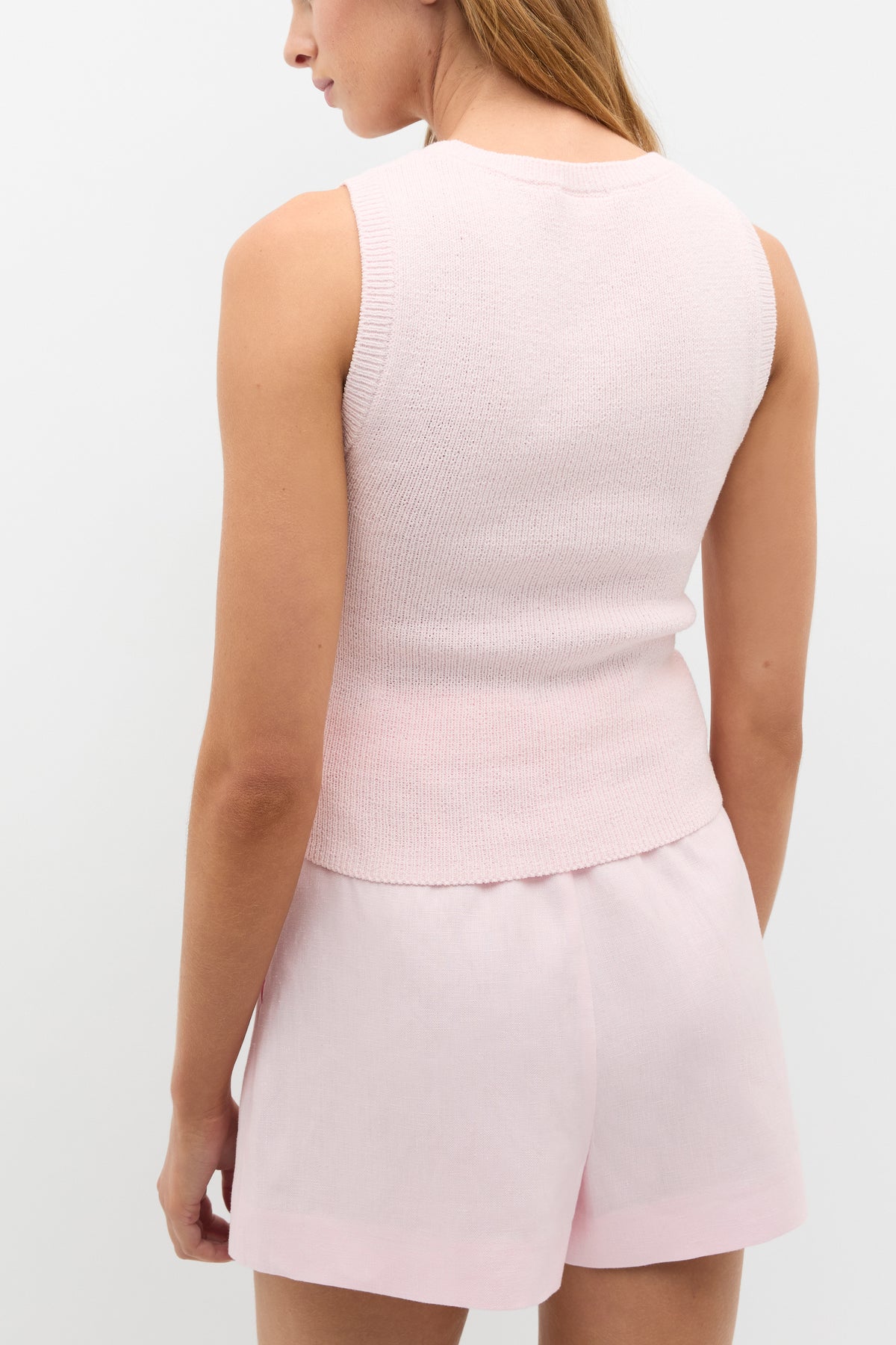 Textured Cotton Knit Top
