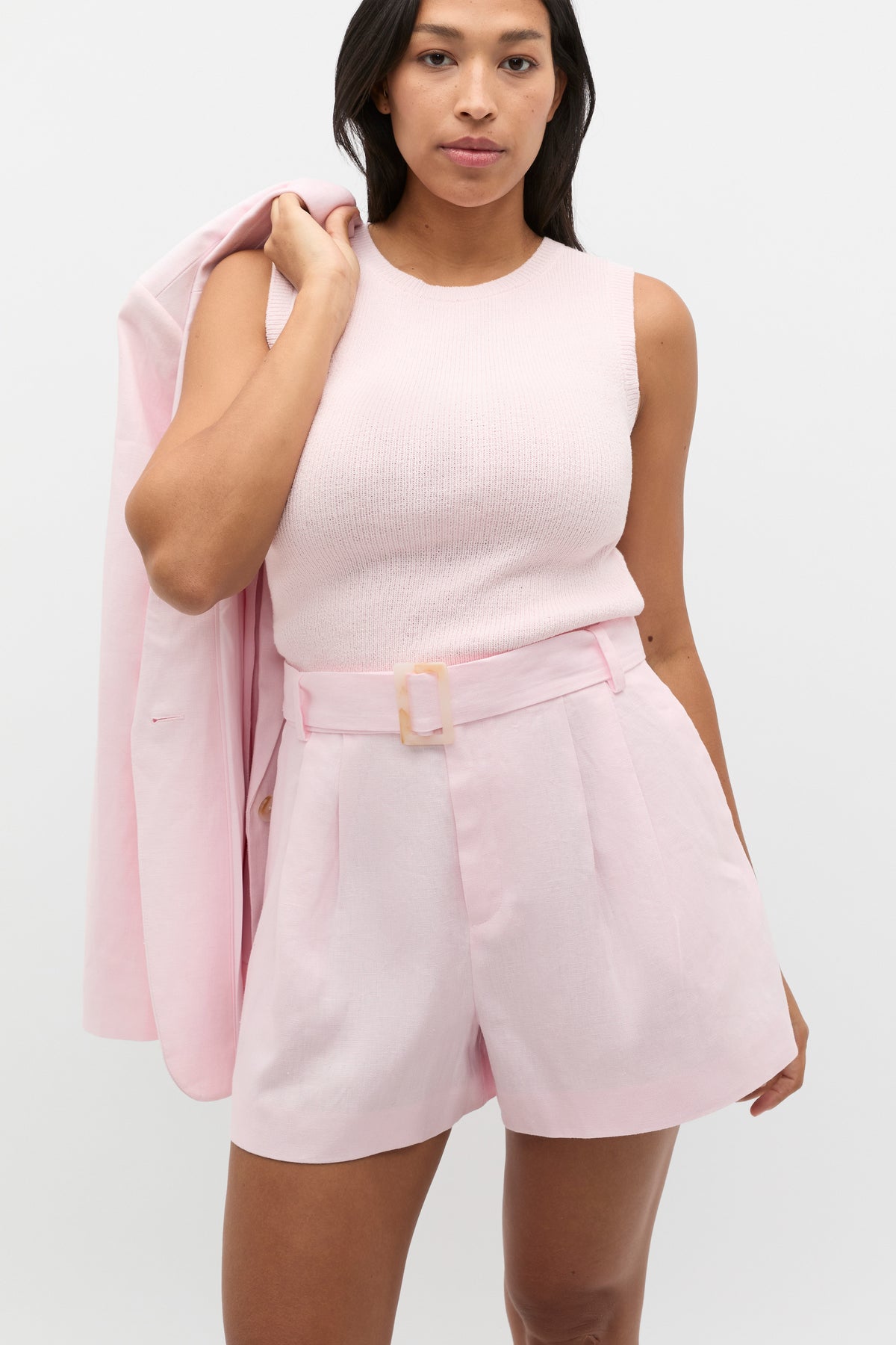 Textured Cotton Knit Top