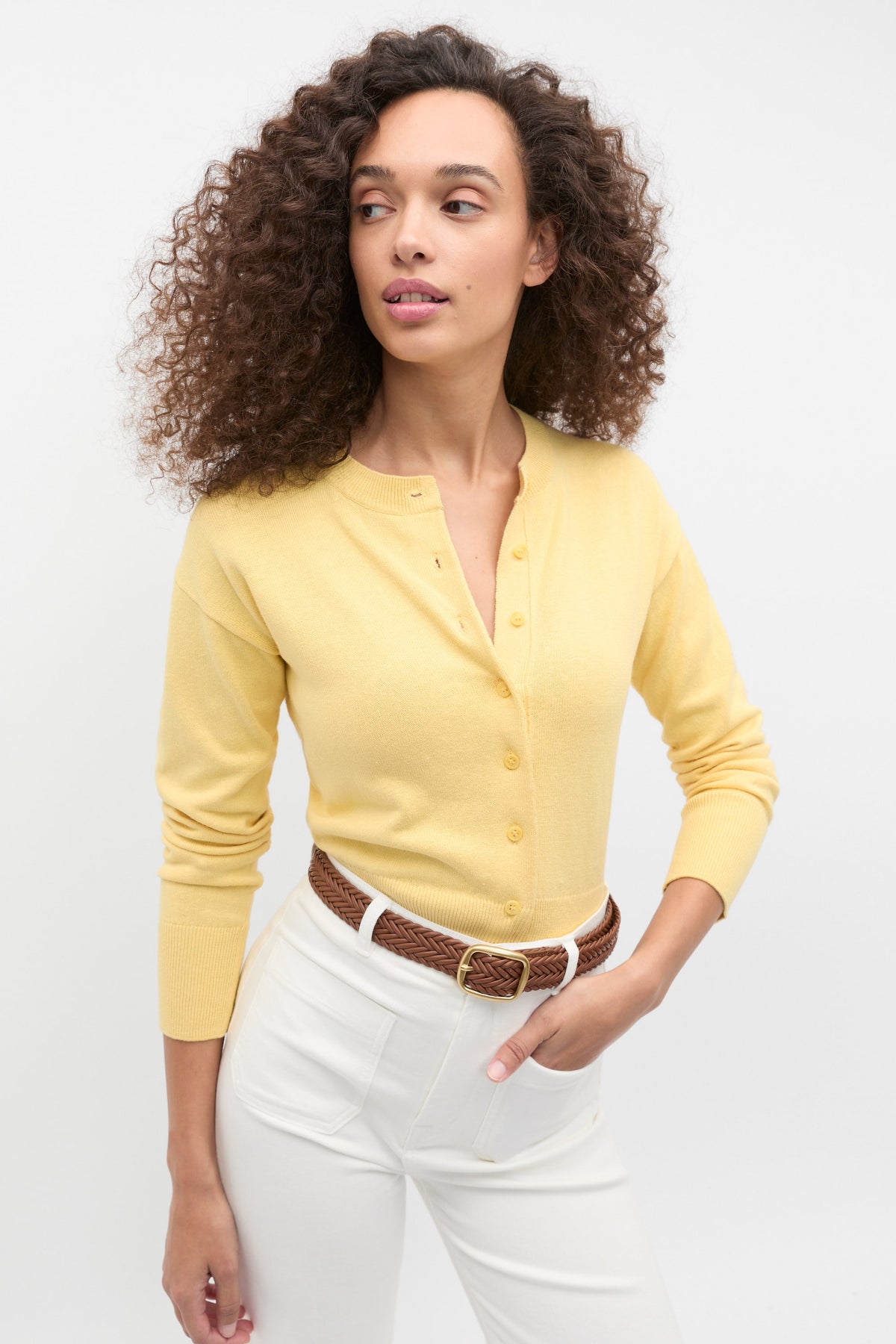 Linen Blend Cardigan