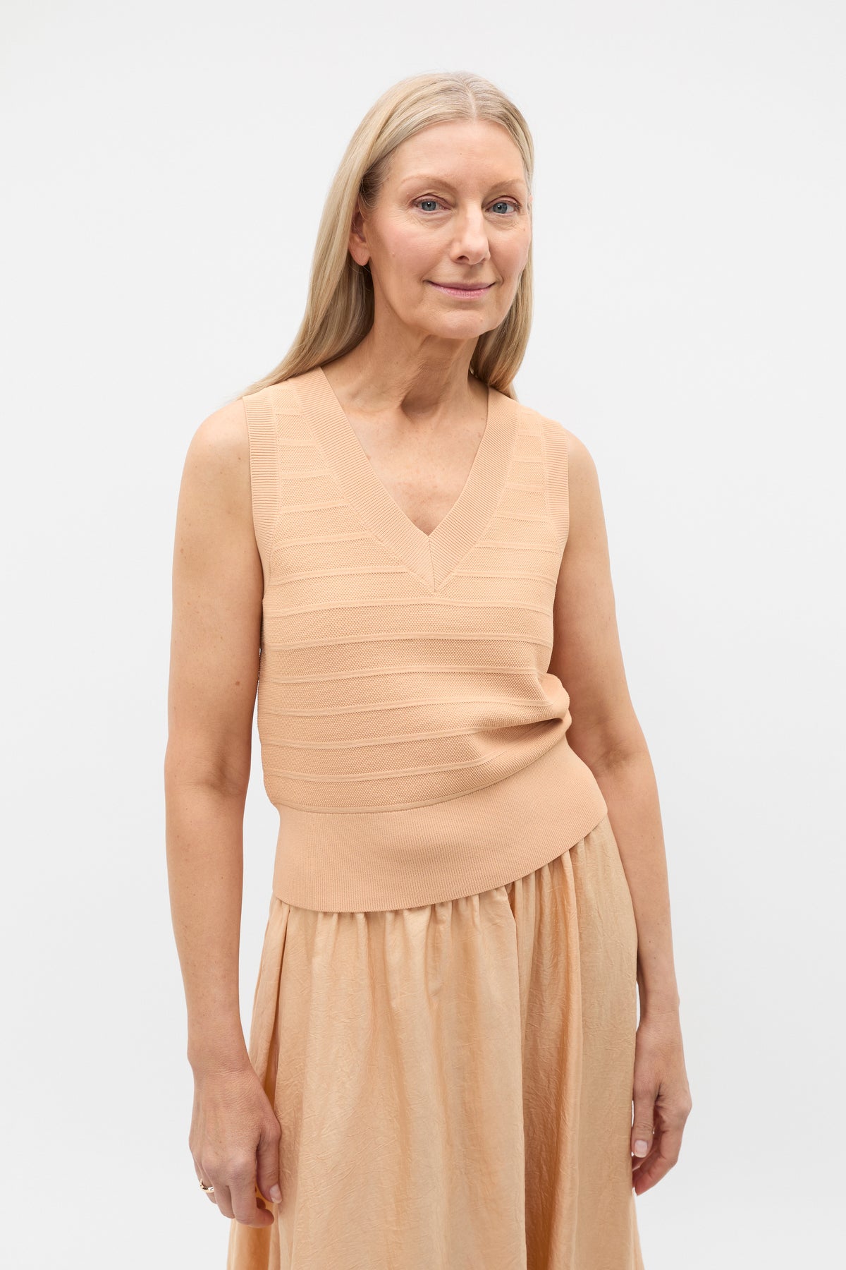 Textured Knit Vest