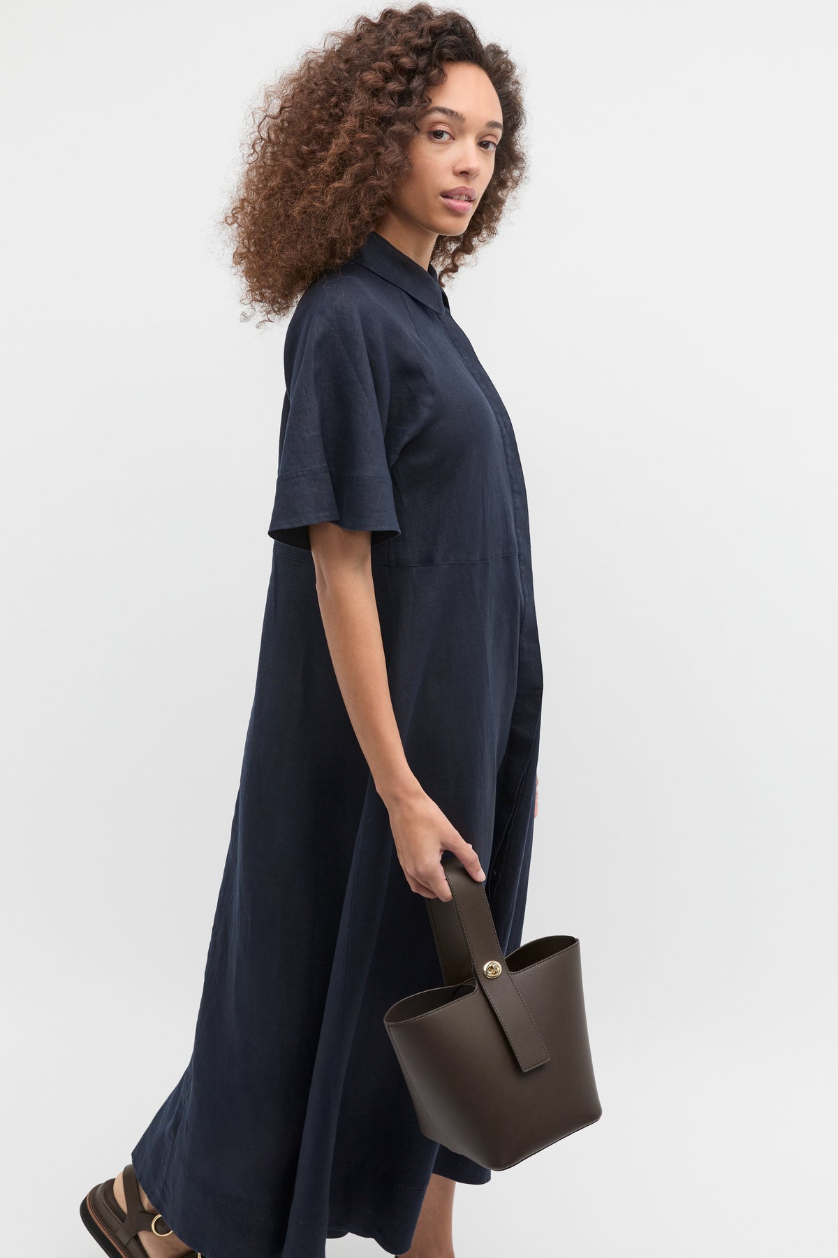 Linen Shirt Dress
