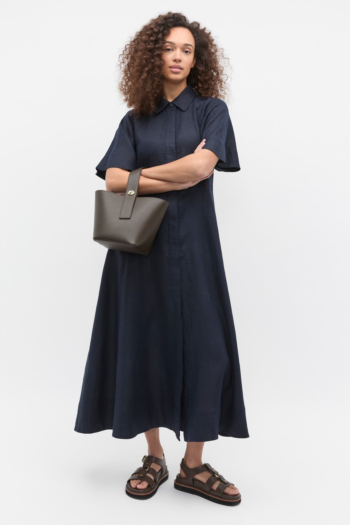 Linen Shirt Dress