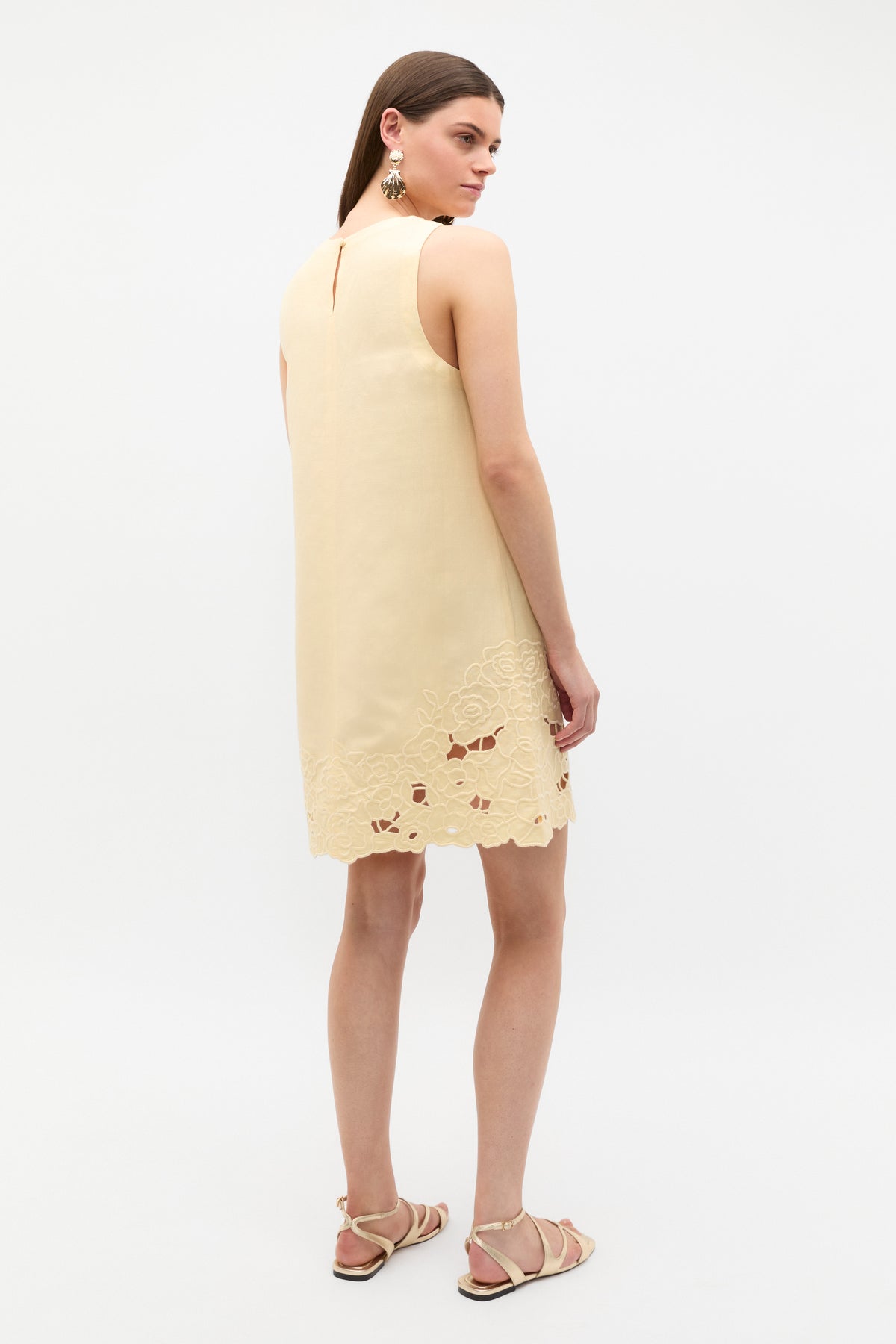 Cutwork Mini Dress