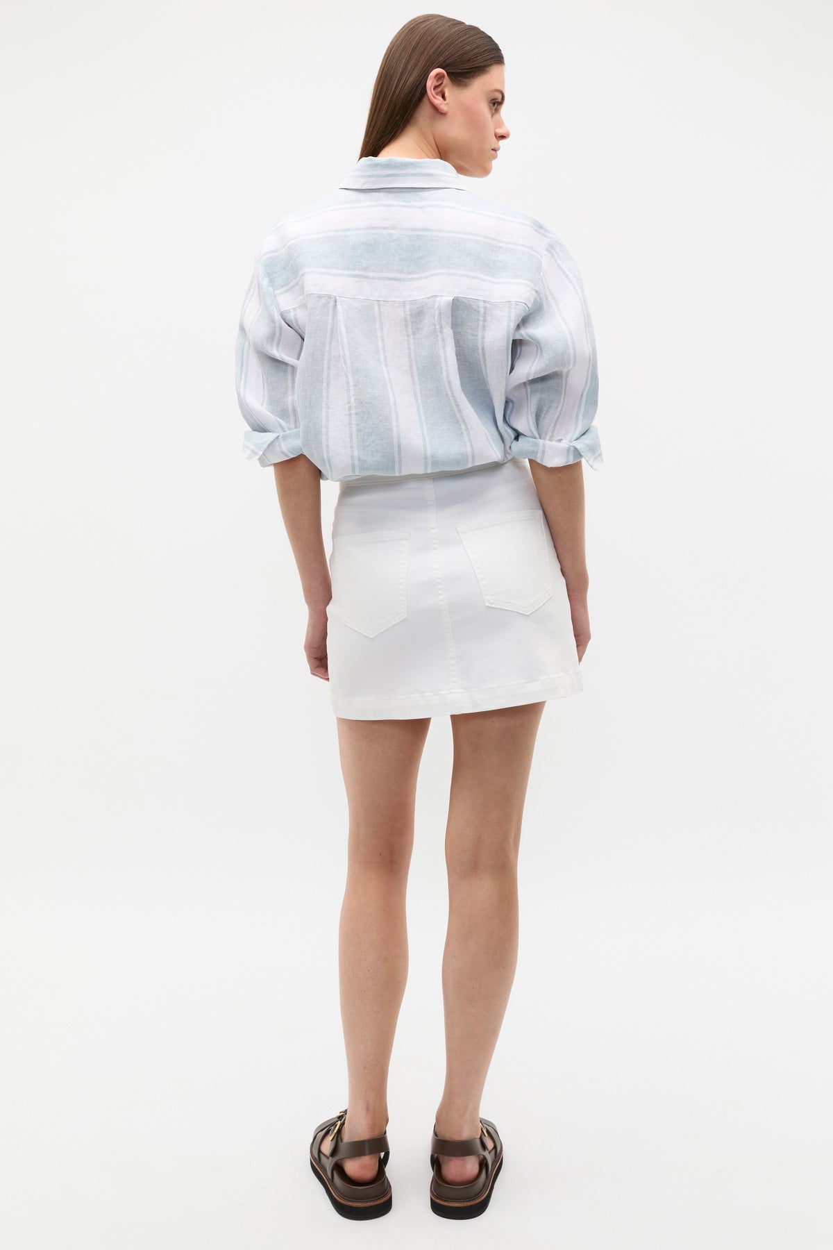 Core Denim Mini Skirt
