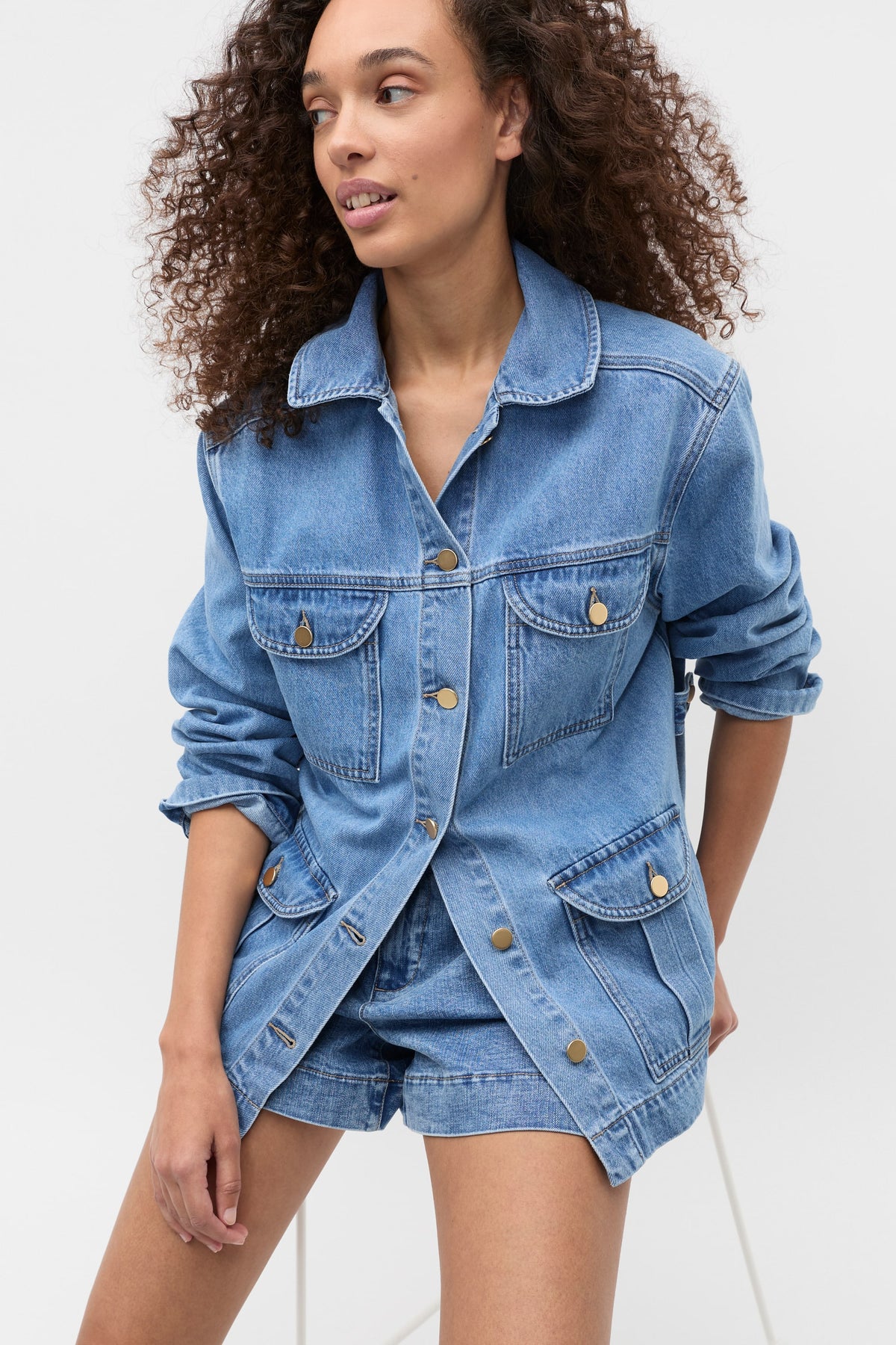 Denim Utility Jacket