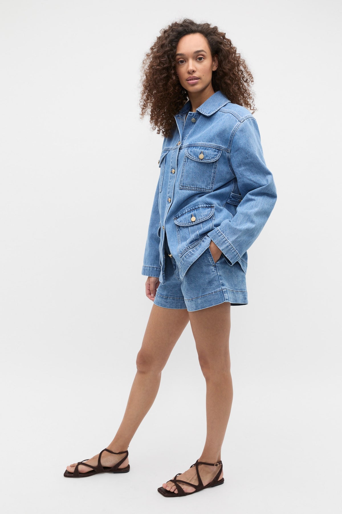 Denim Utility Jacket