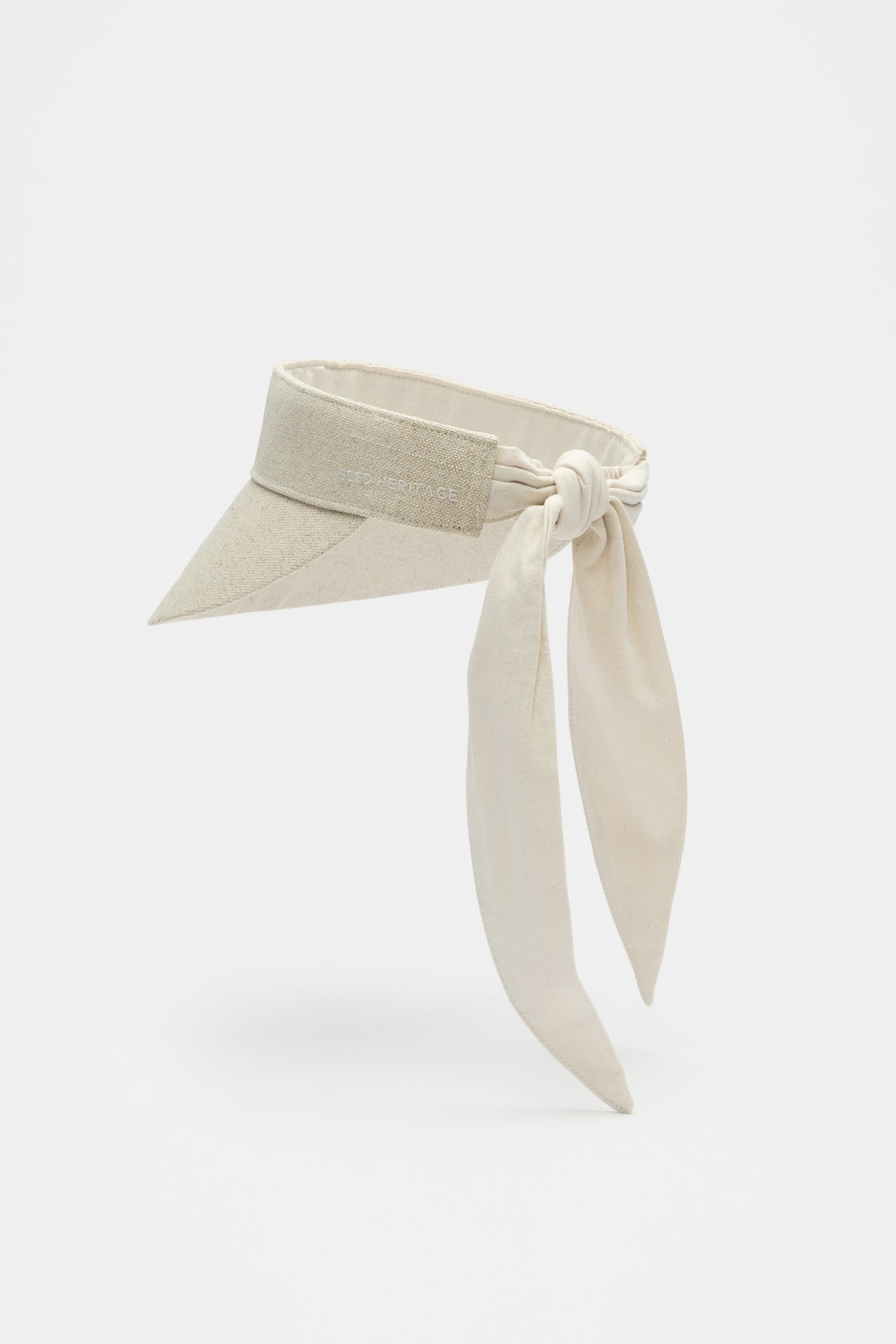 Textured Bow Detail Visor