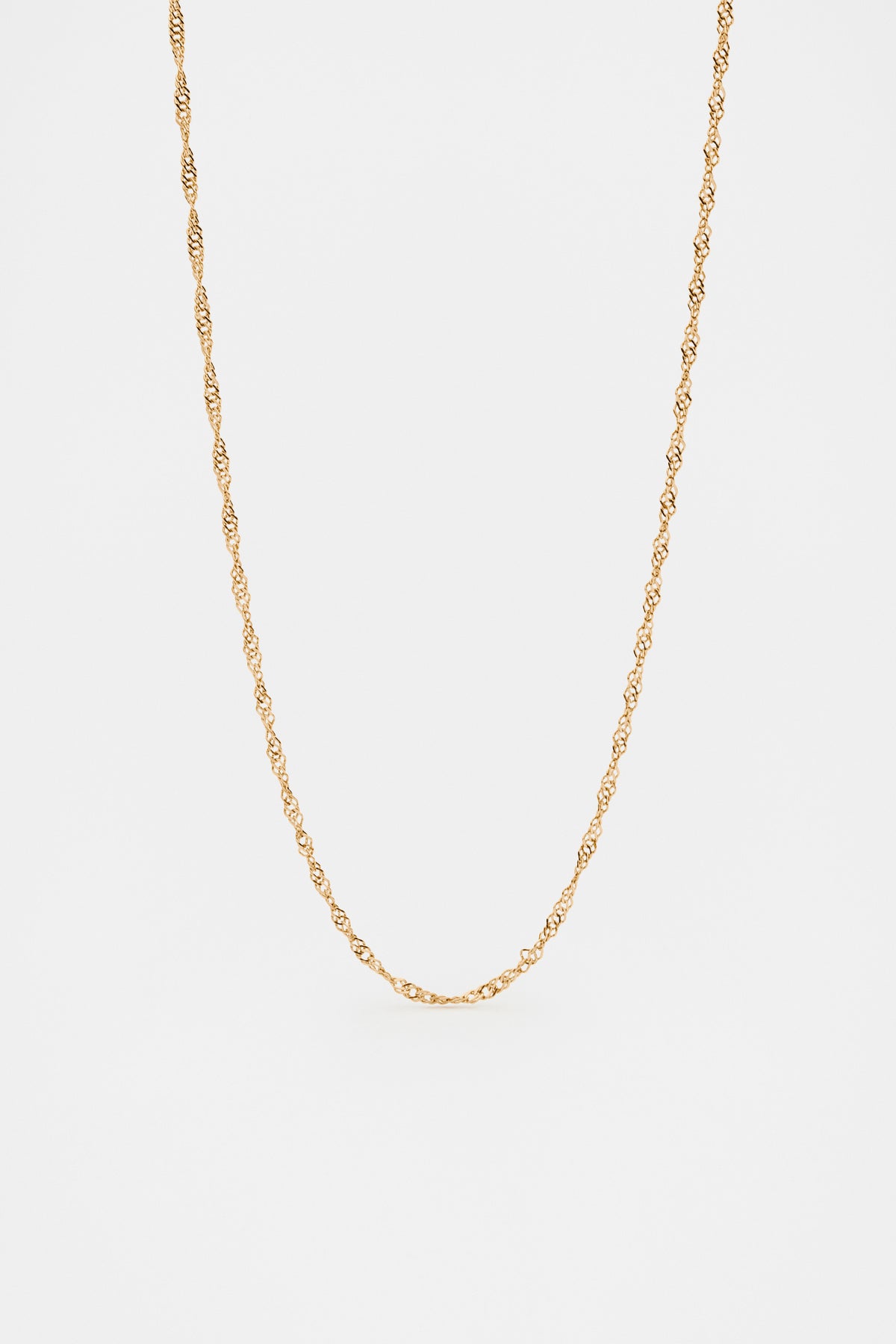 Waterproof Twist Chain Necklace