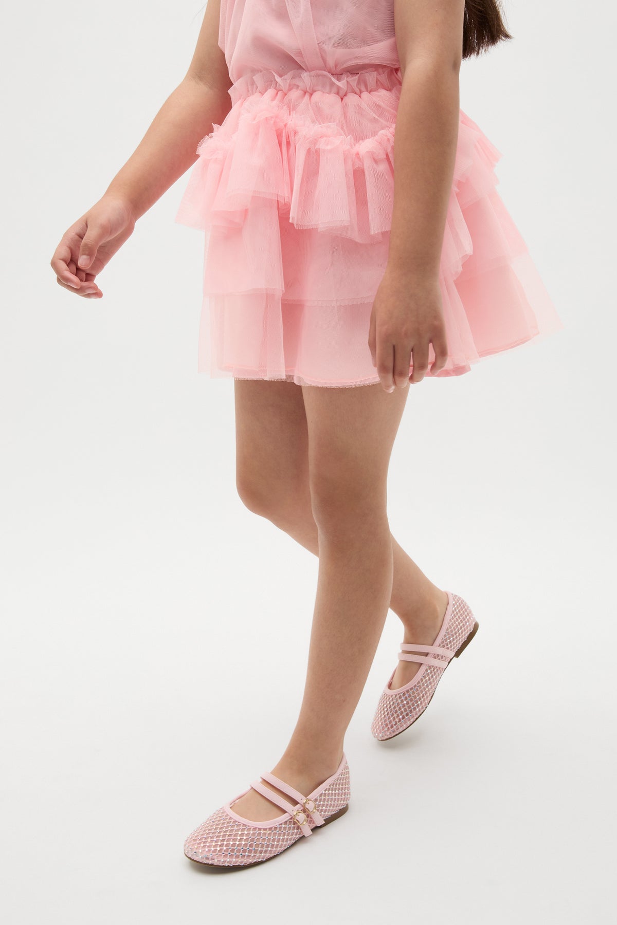 Tulle Ruffle Skirt