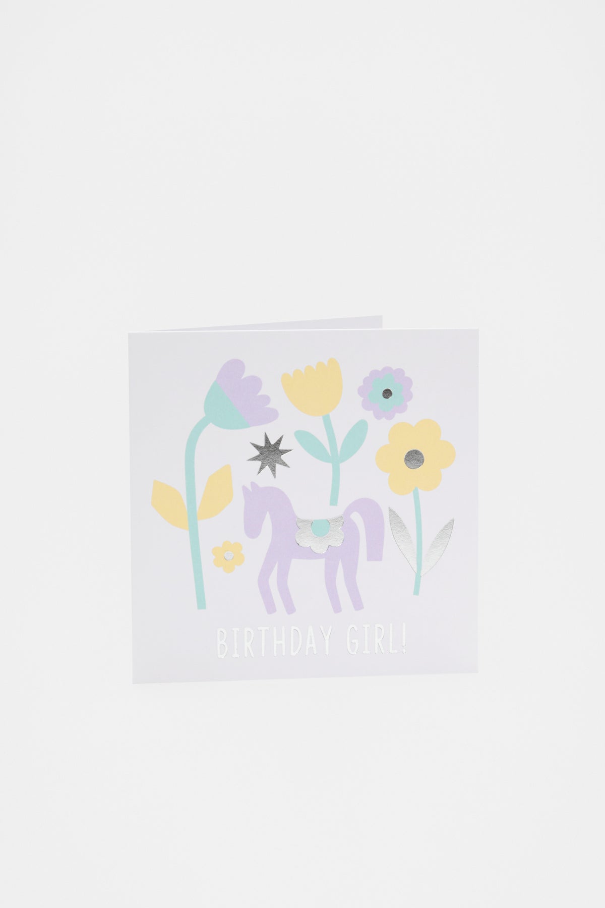 Birthday Girl Pony Card