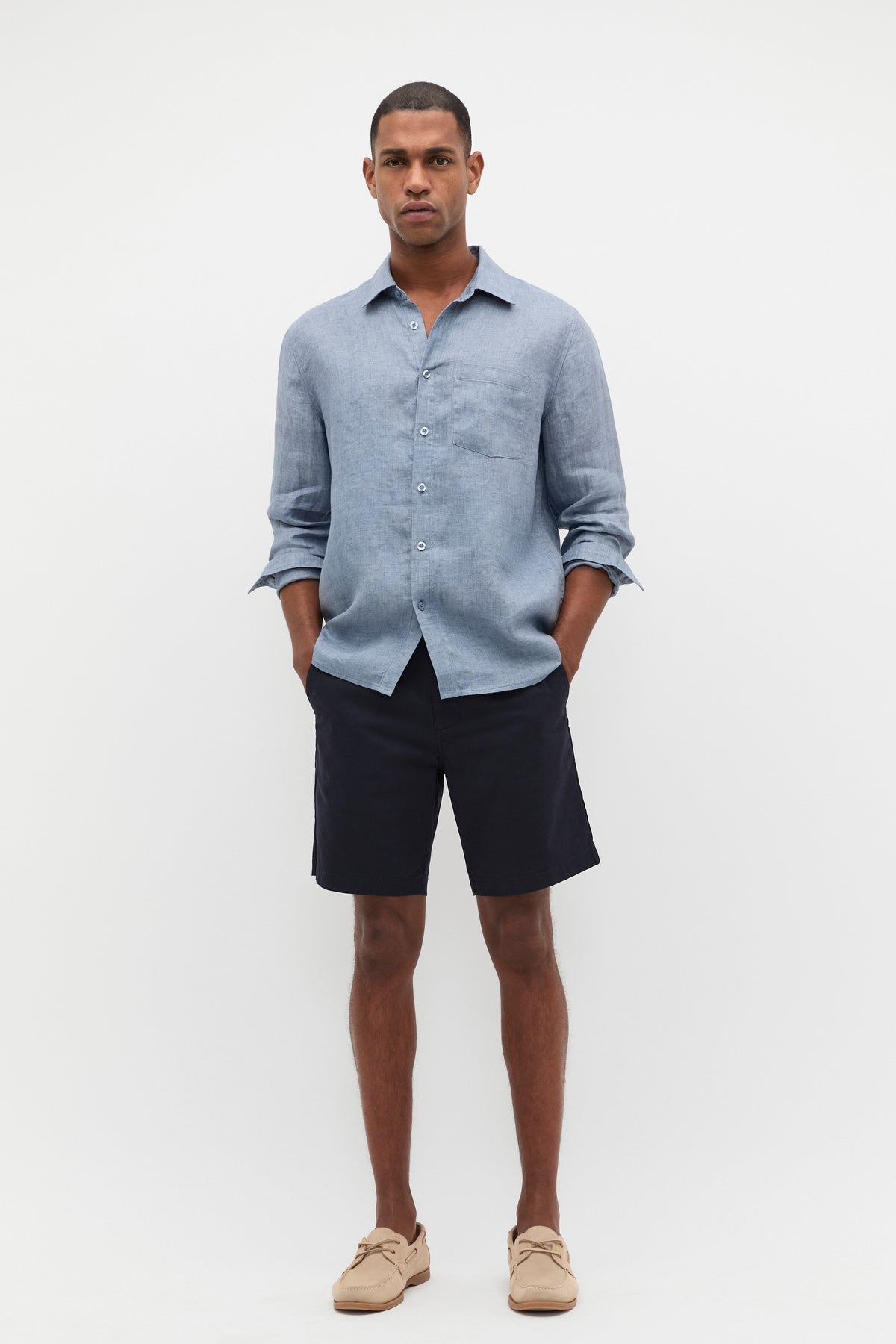 Chambray Linen Shirt