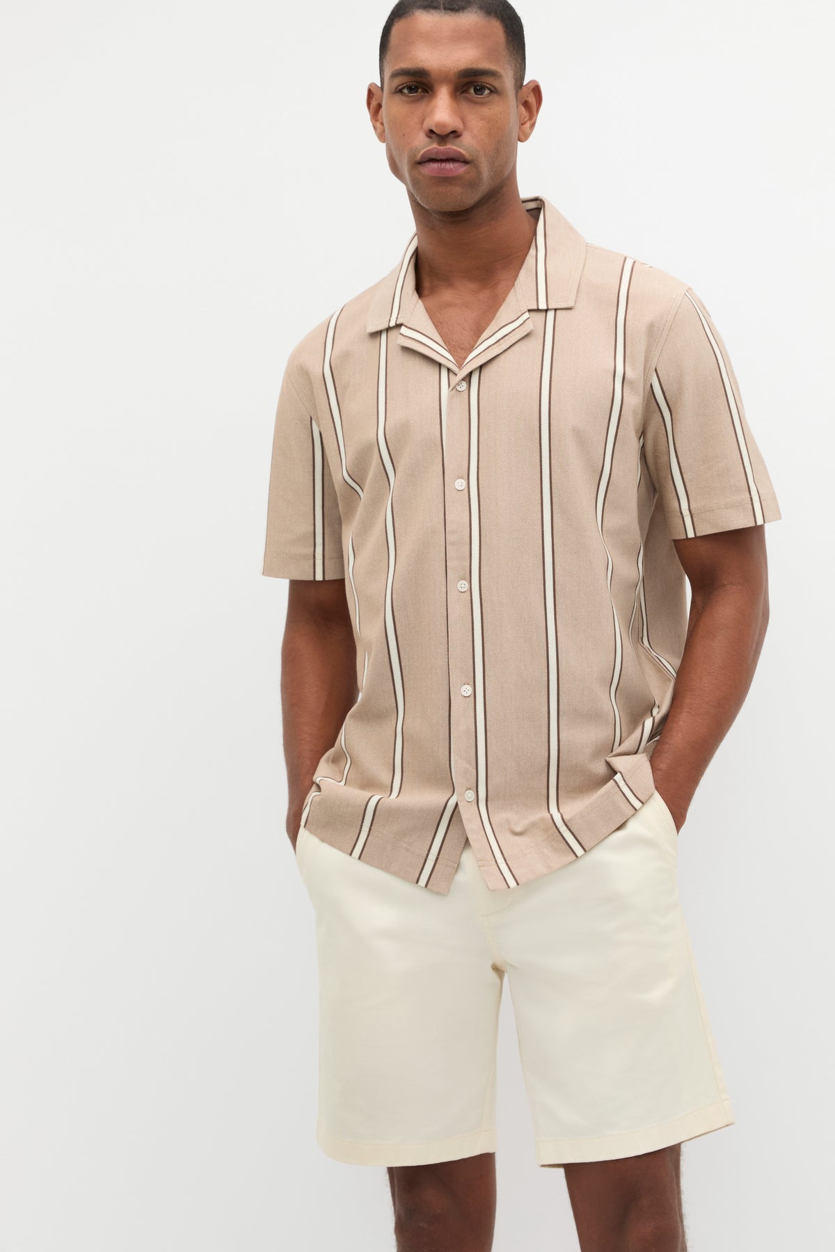 Stripe Pique Shirt