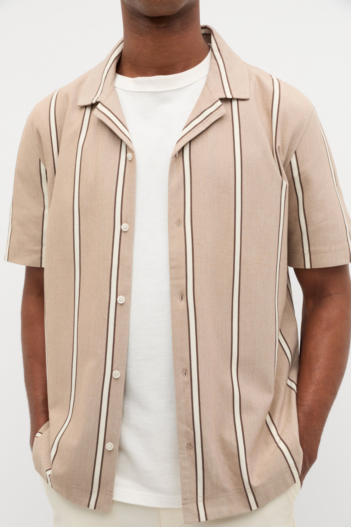 Stripe Pique Shirt