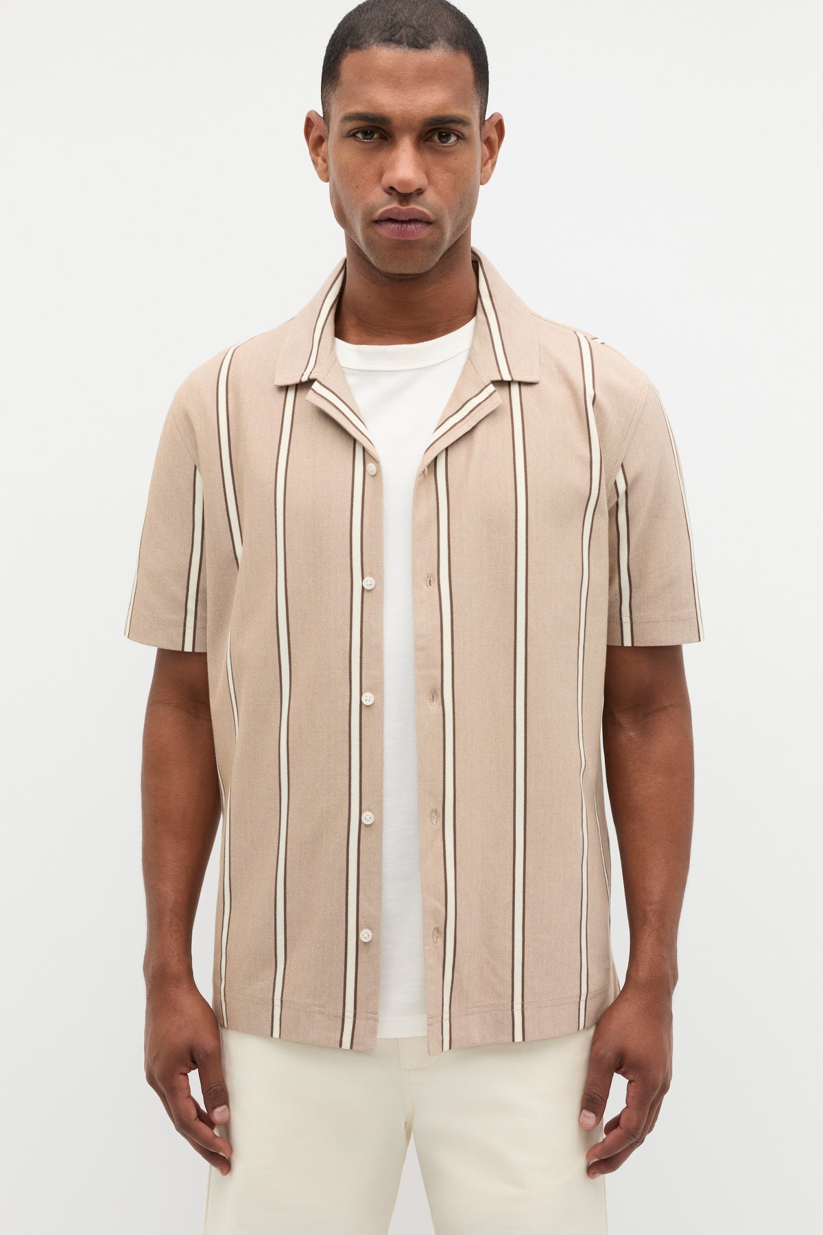 Stripe Pique Shirt