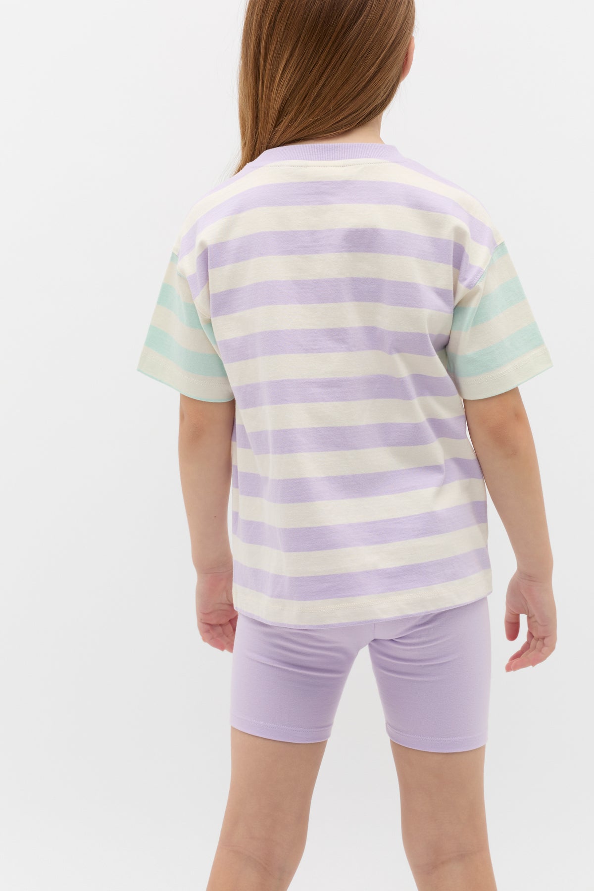 Stripe Colourblock Logo Tee