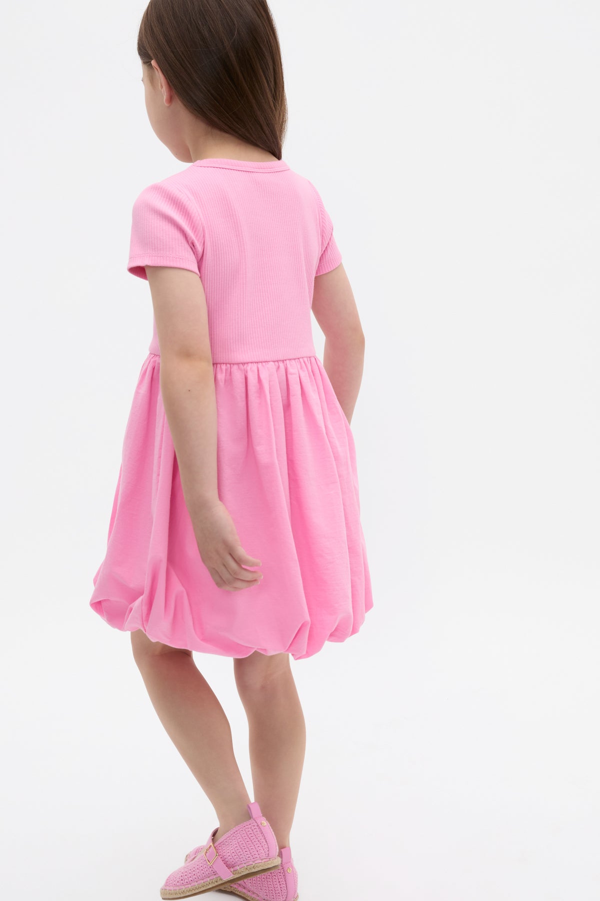 Spliced Logo Dress