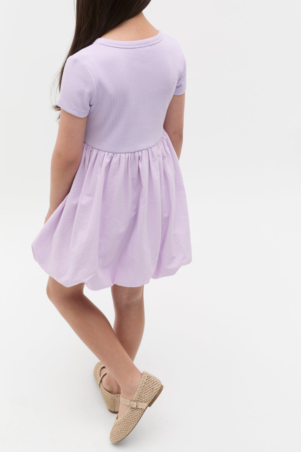 Spliced Logo Dress