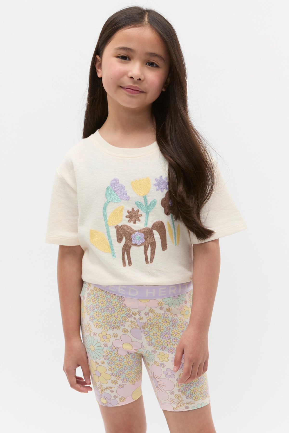 Floral Bike Short