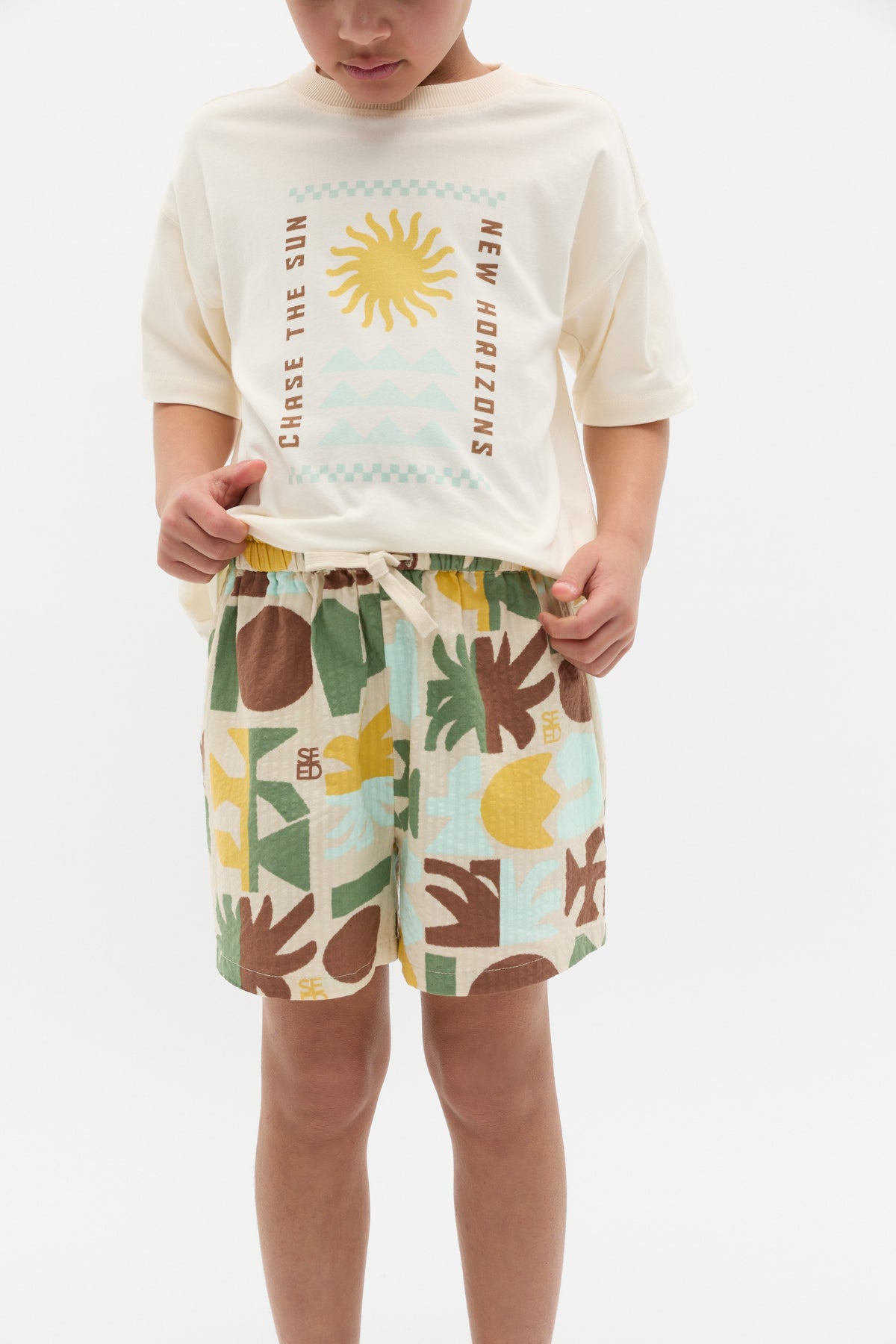 Abstract Print Short