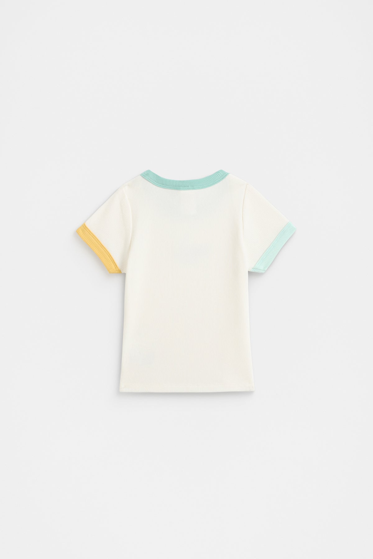 Colourblock Rib Logo Tee