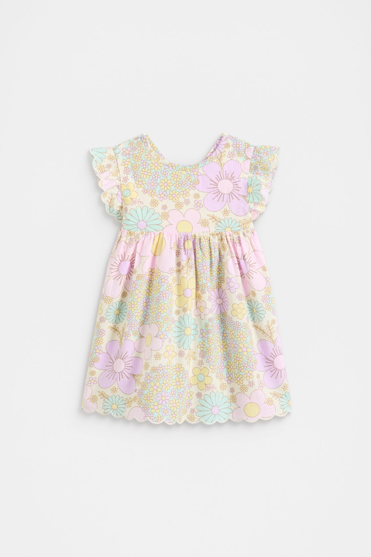 Floral Button Dress