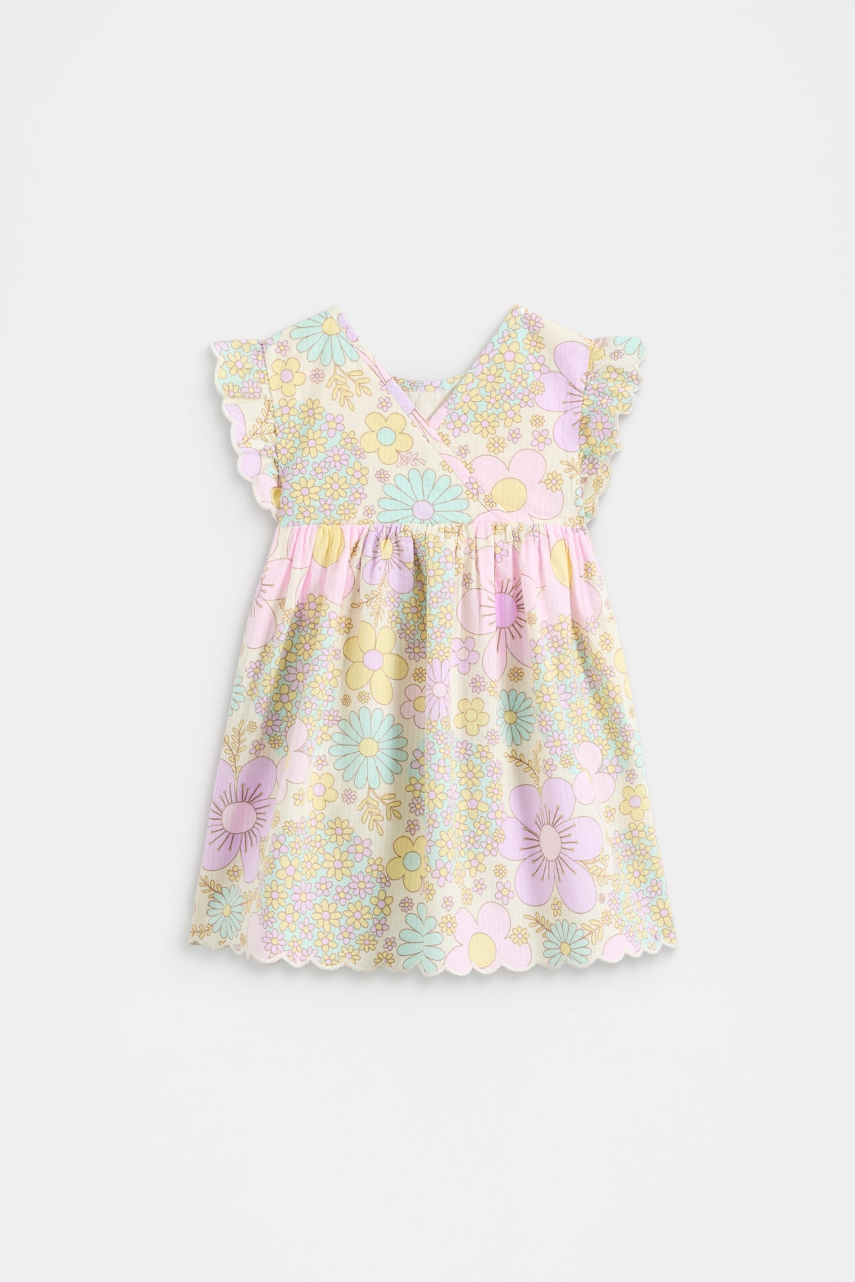Floral Button Dress