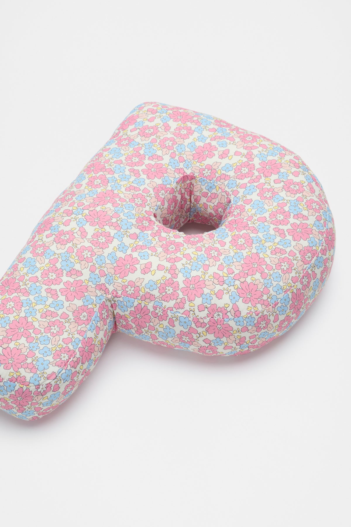 Ditsy Floral Initial Cushion