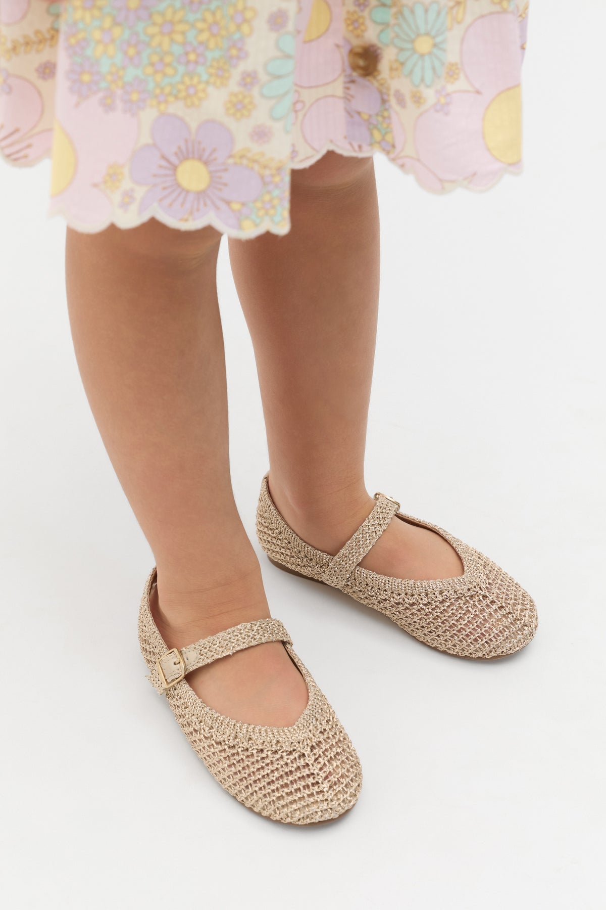 Metallic Crochet Ballet