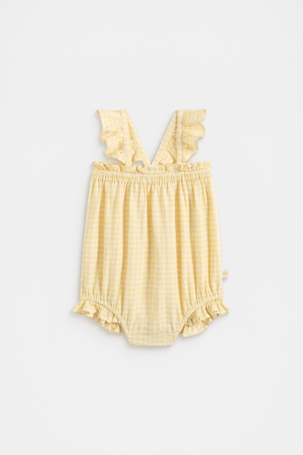 Gingham Frill Romper