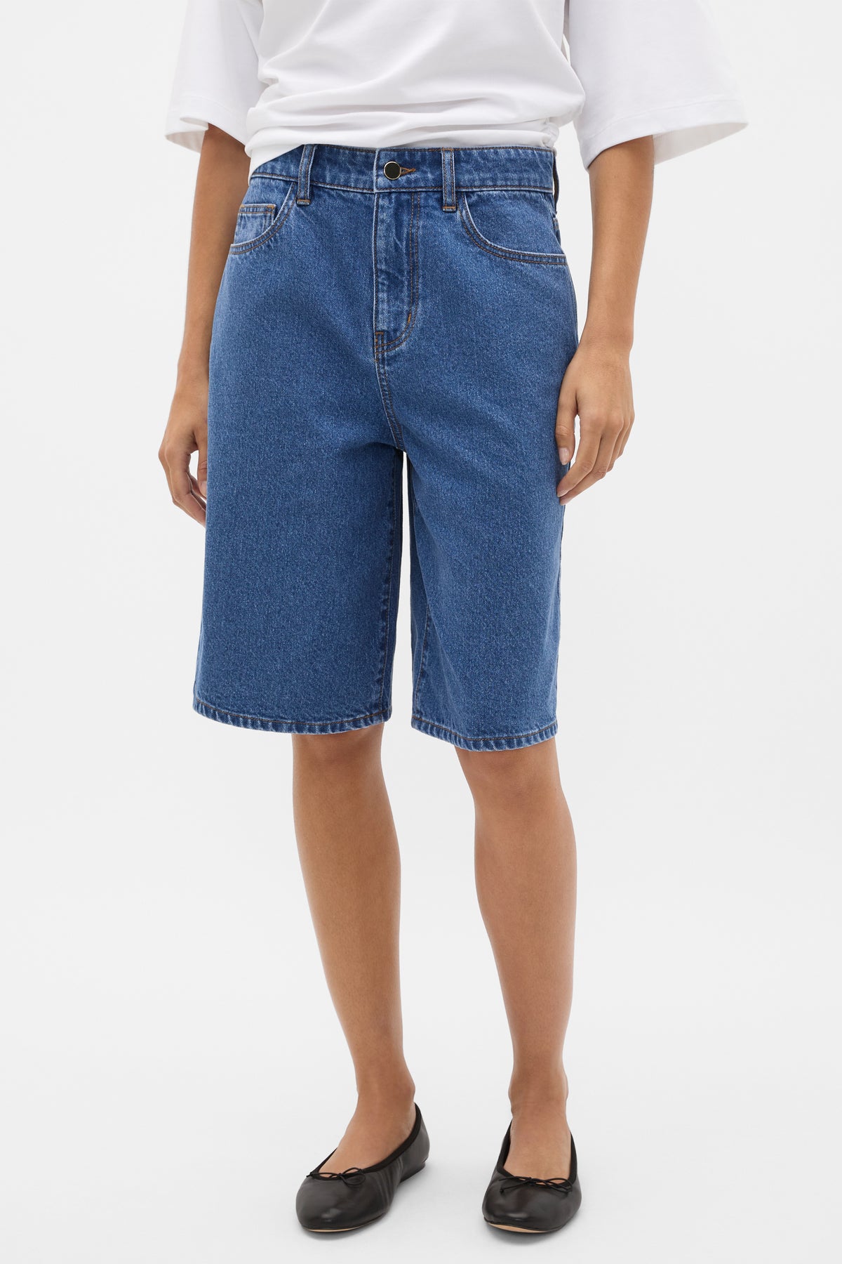 Longline Jean Short