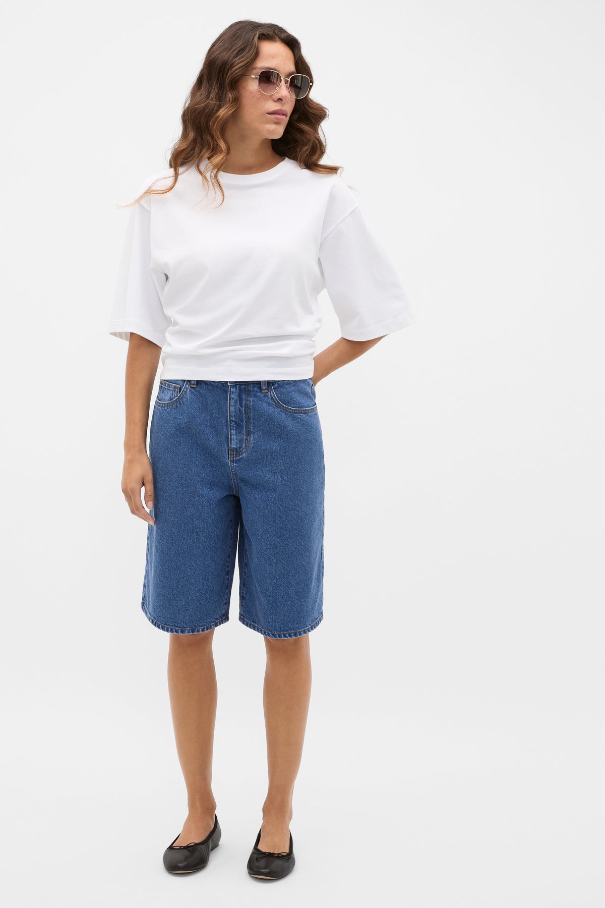 Longline Jean Short