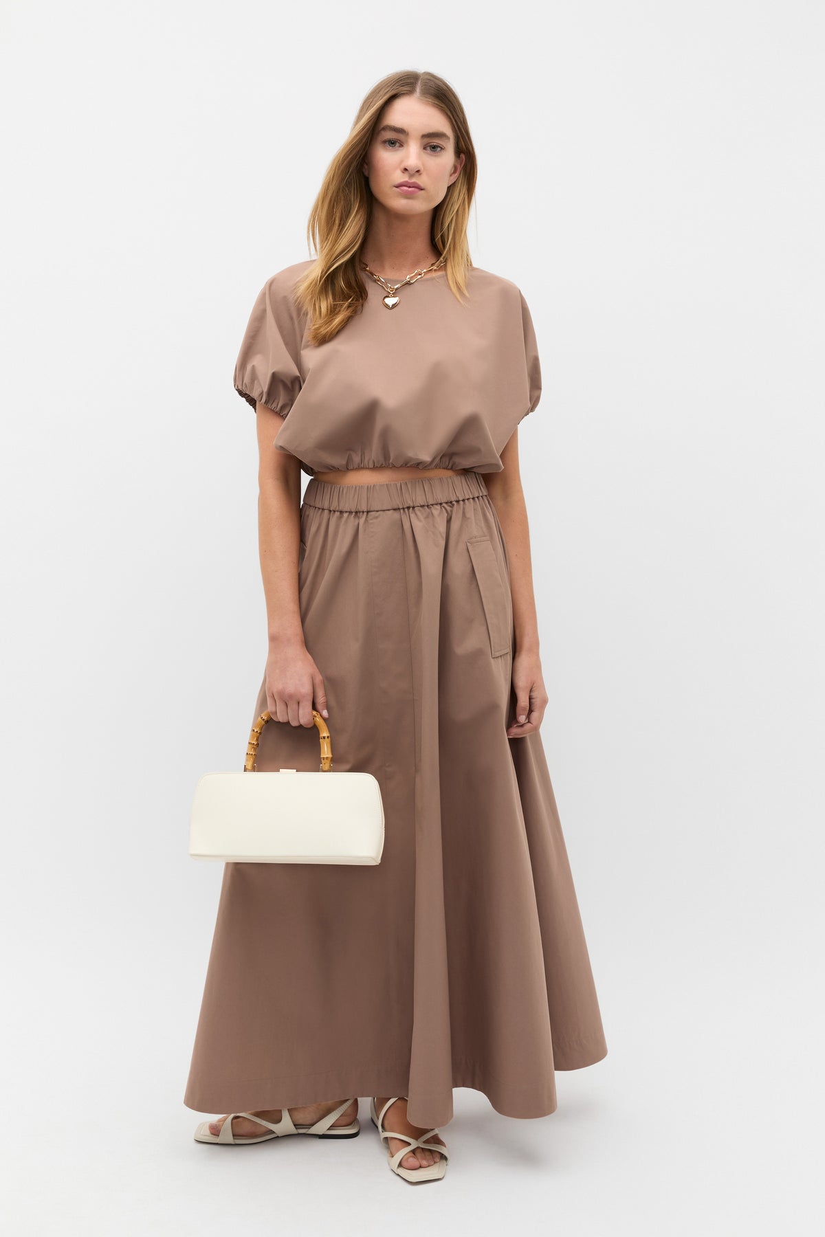 Poplin Bubble Top