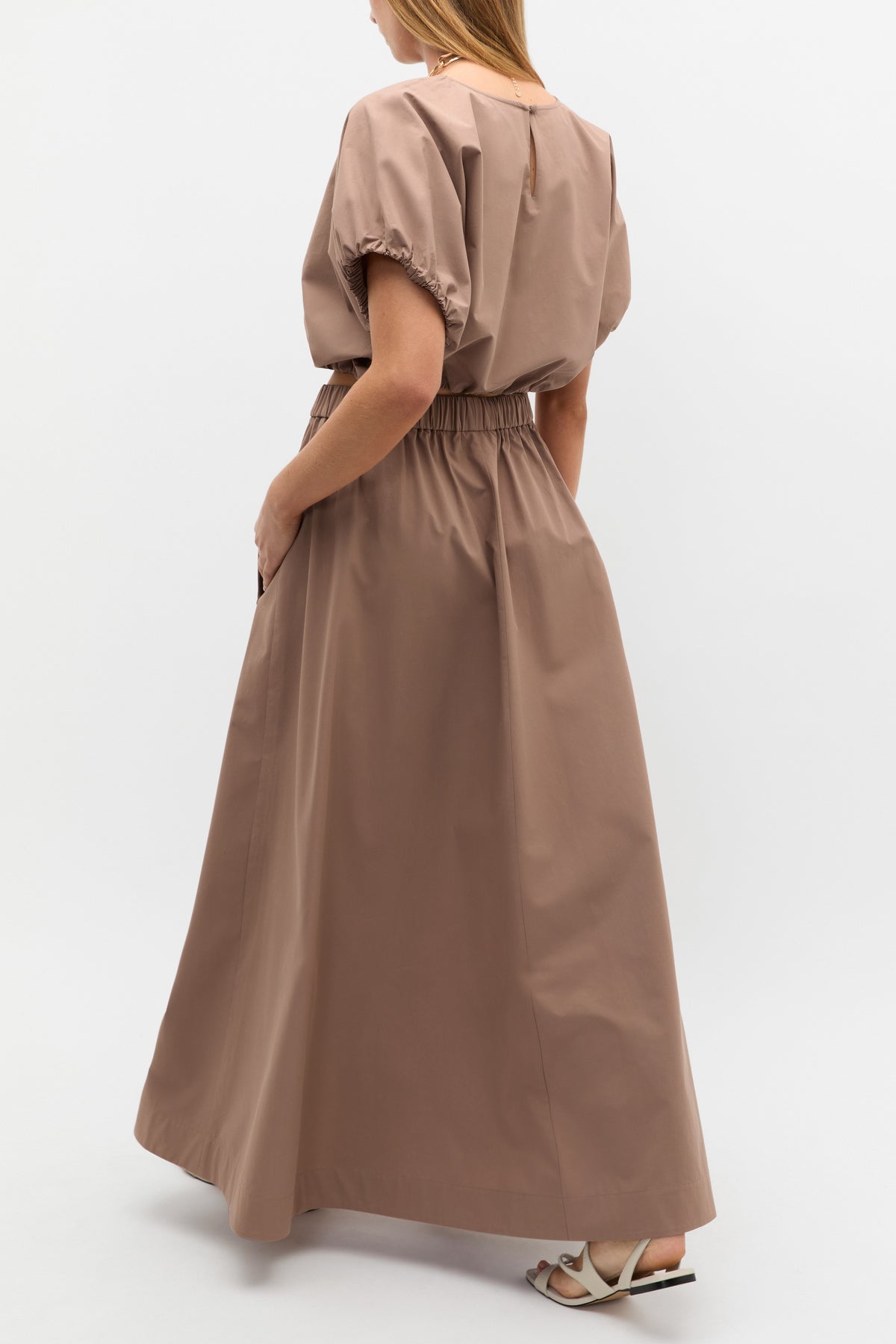 Poplin Bubble Top