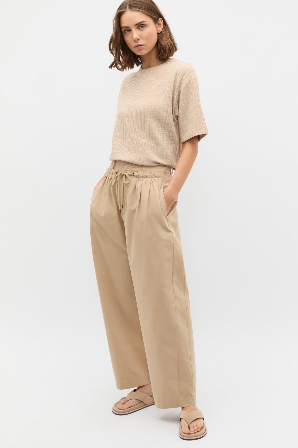 Textured Longline Boxy Tee