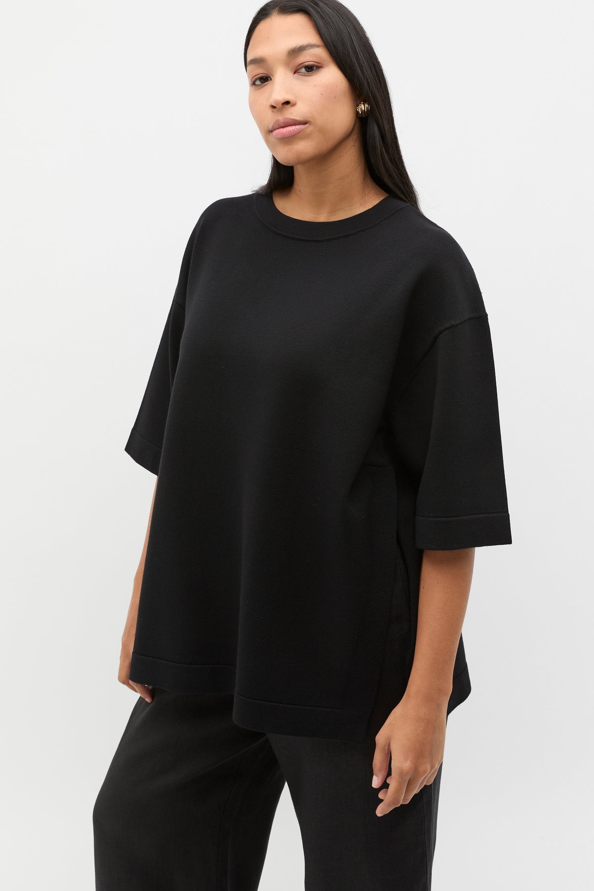 Oversized Side Split Knit
