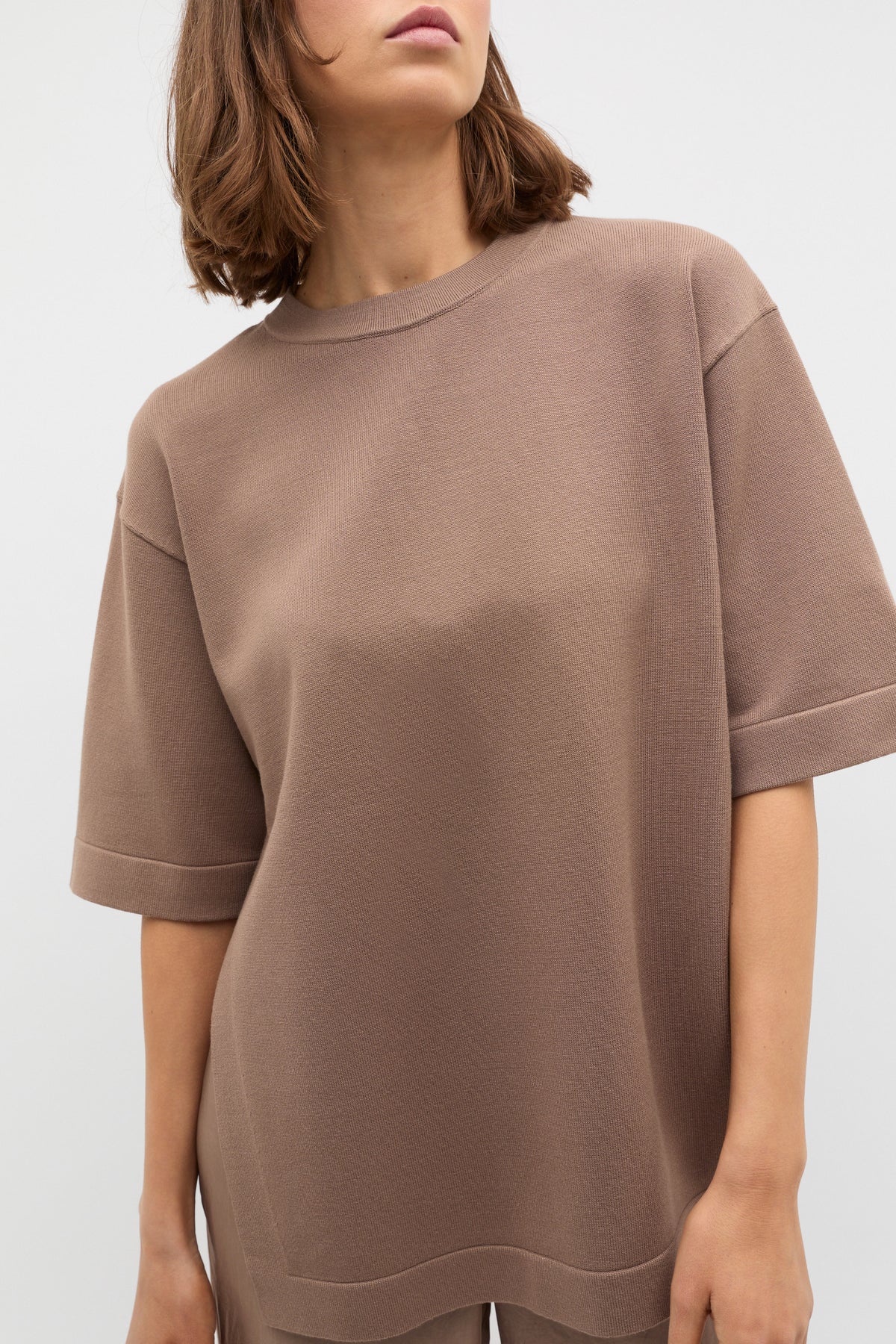 Oversized Side Split Knit