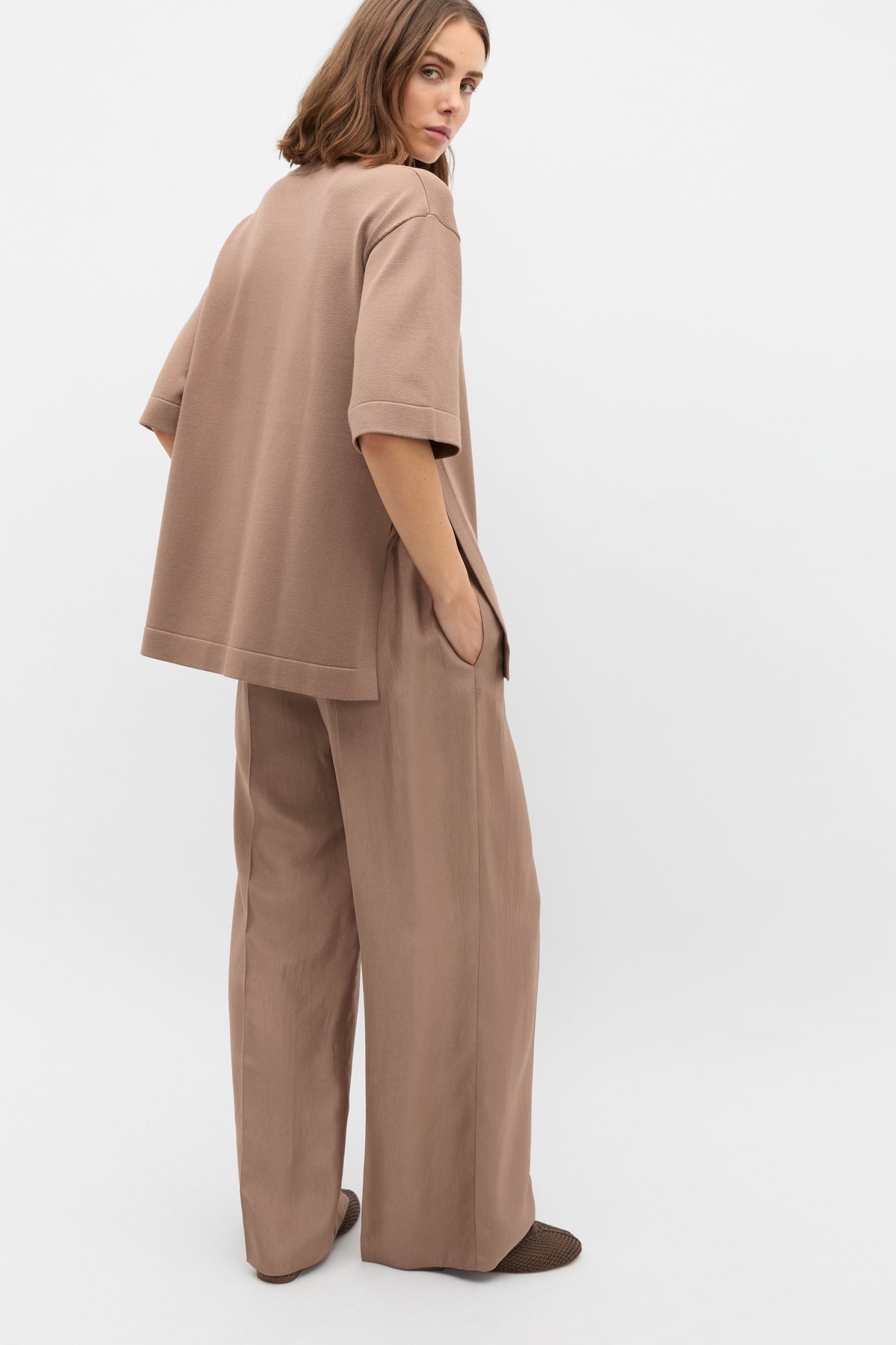 Oversized Side Split Knit