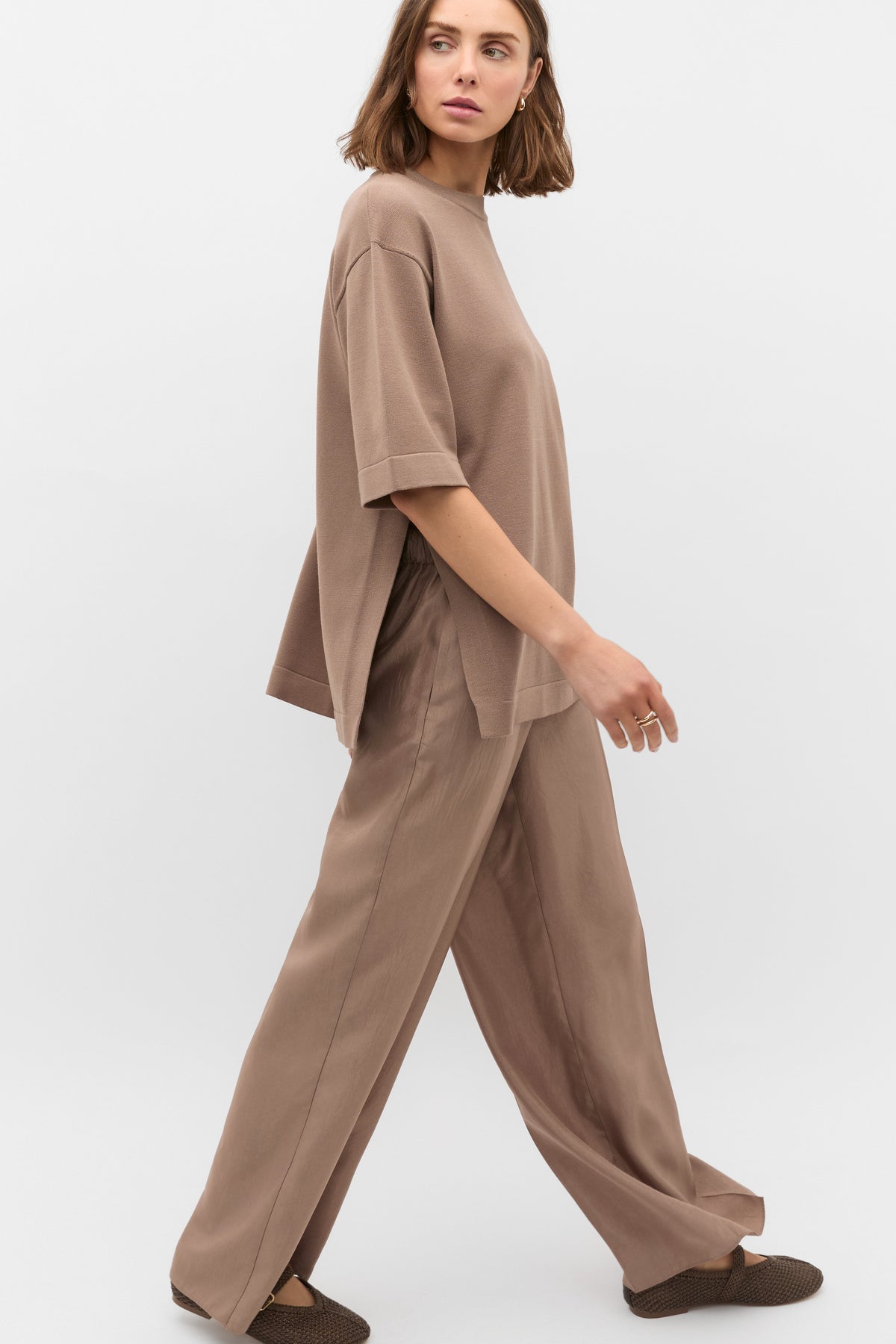 Oversized Side Split Knit
