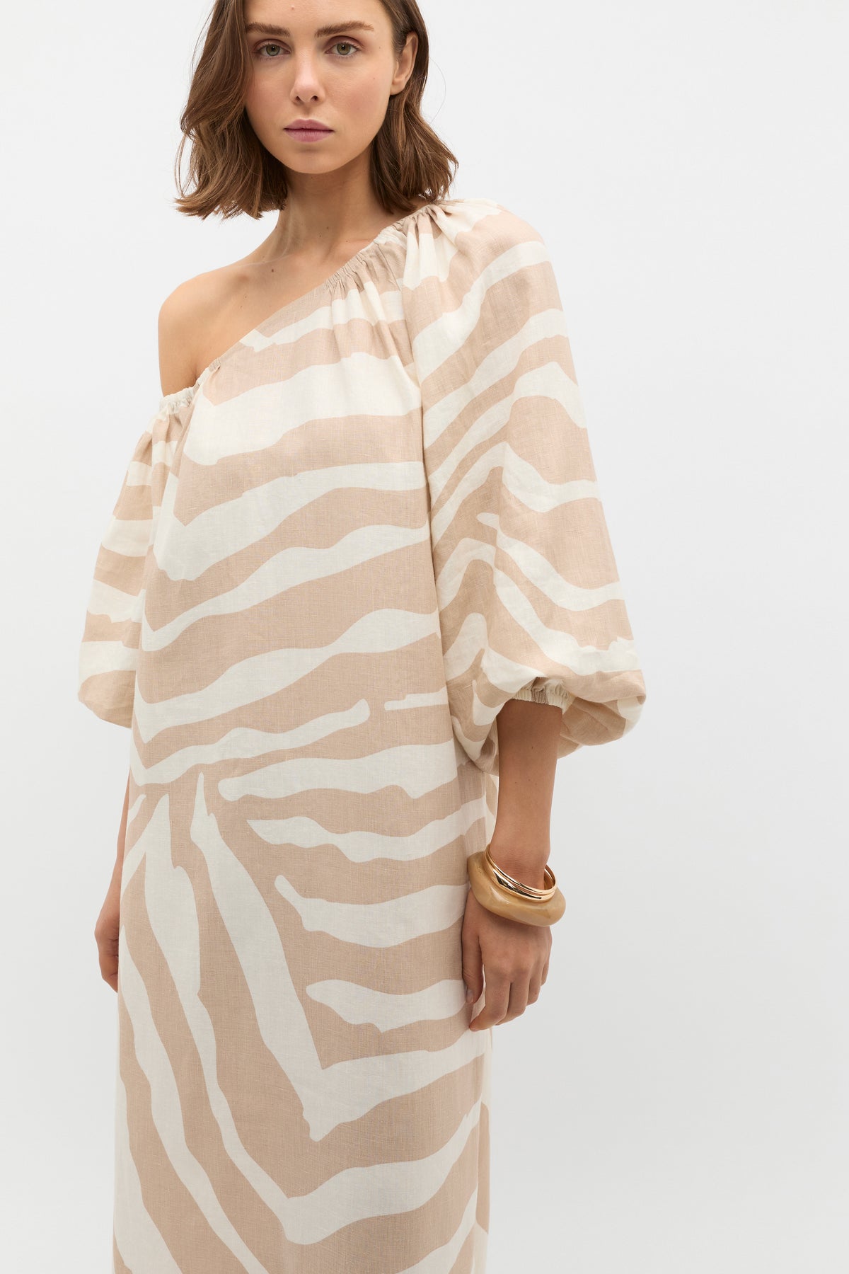 Abstract Animal Maxi Dress