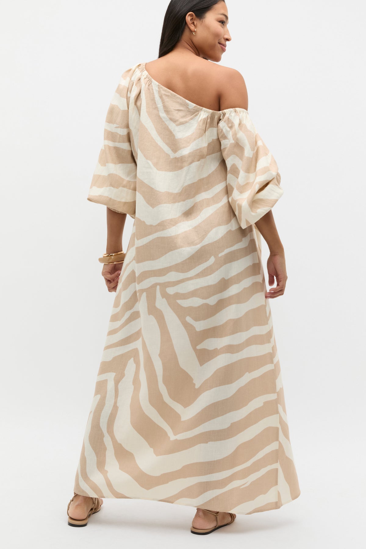 Abstract Animal Maxi Dress